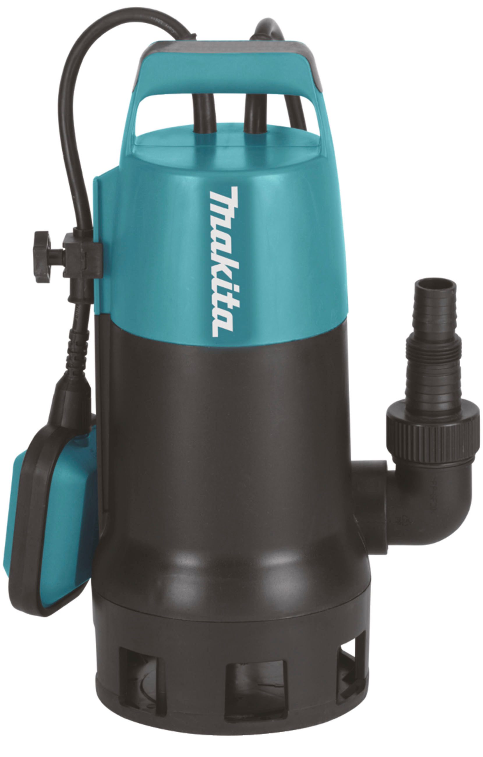 Makita Elektropumpe Elektro-Tauchpumpe »PF1010« (Kompakte Wasserpumpe für leichte und mittlere Anwendungen), 1.100 W, 14.400 l/h, 1 1/2 Schlauchanschluss