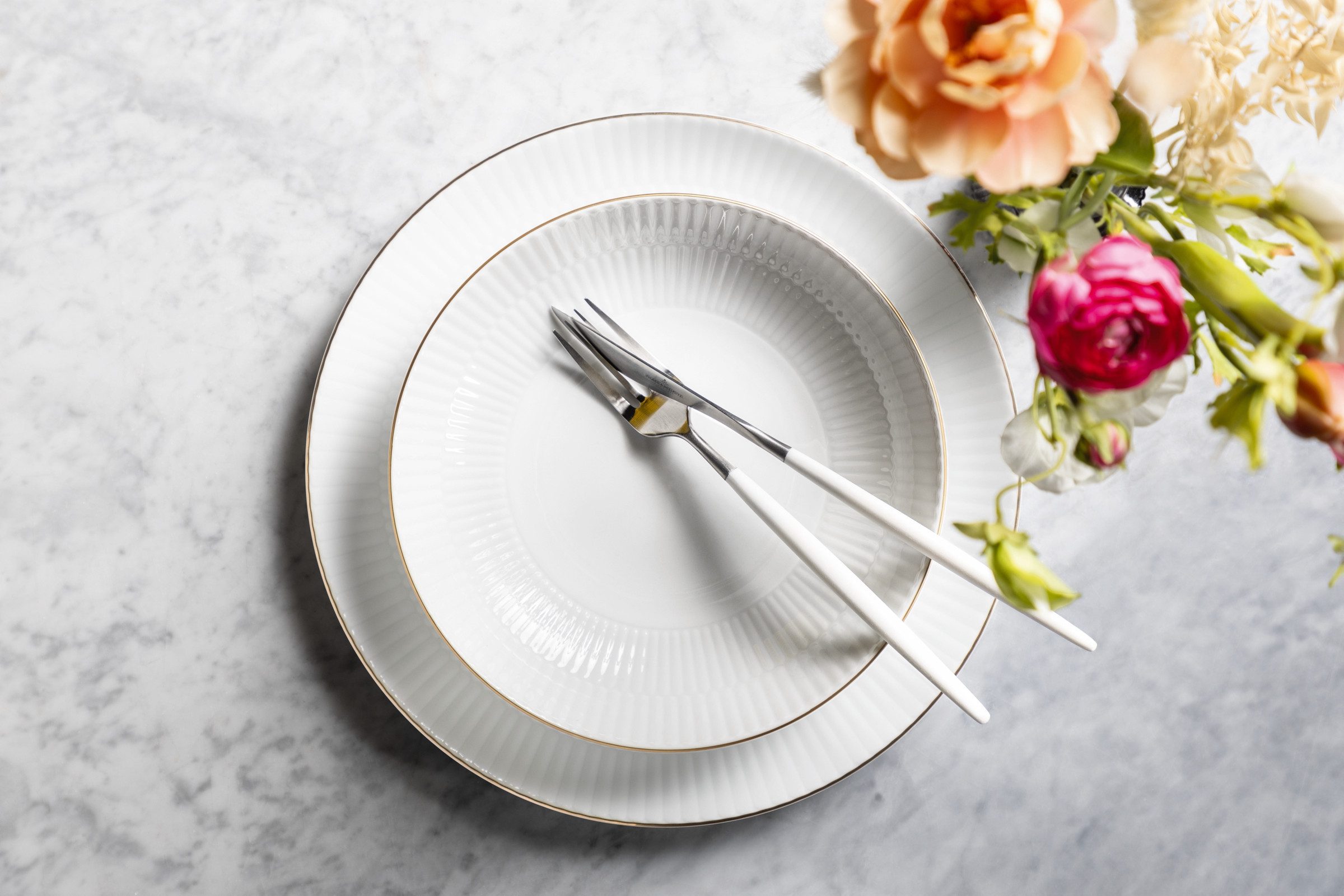 Seltmann Weiden Frühstücksteller Amina, (1 St), Dessertteller, Kuchenteller mit Relief