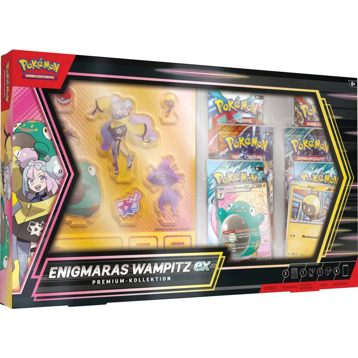The Pokémon Company International Spiel POKÈMON Enigmaras Wampitz-ex Premium-Kollektion (deutsch)