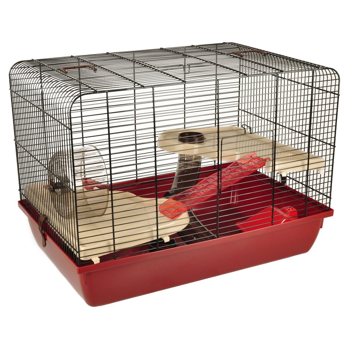Kleintierkäfig Hamsterkäfig Milo 2 rot