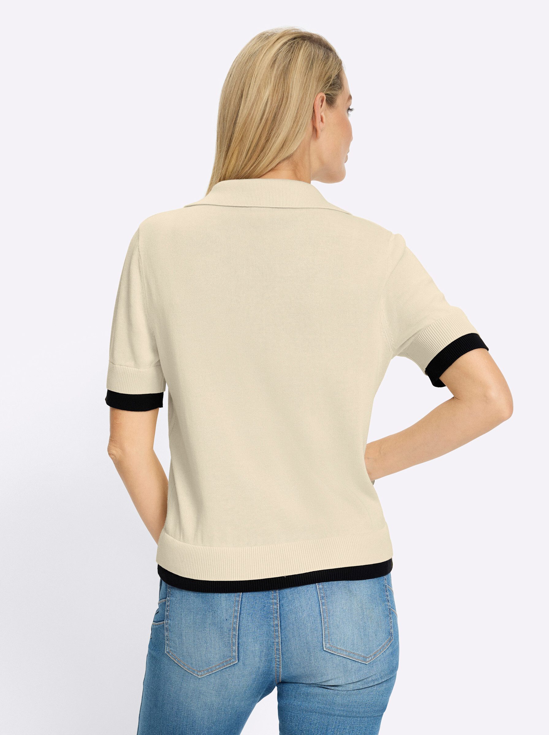 heine Strickpullover Pullover Kurzarm