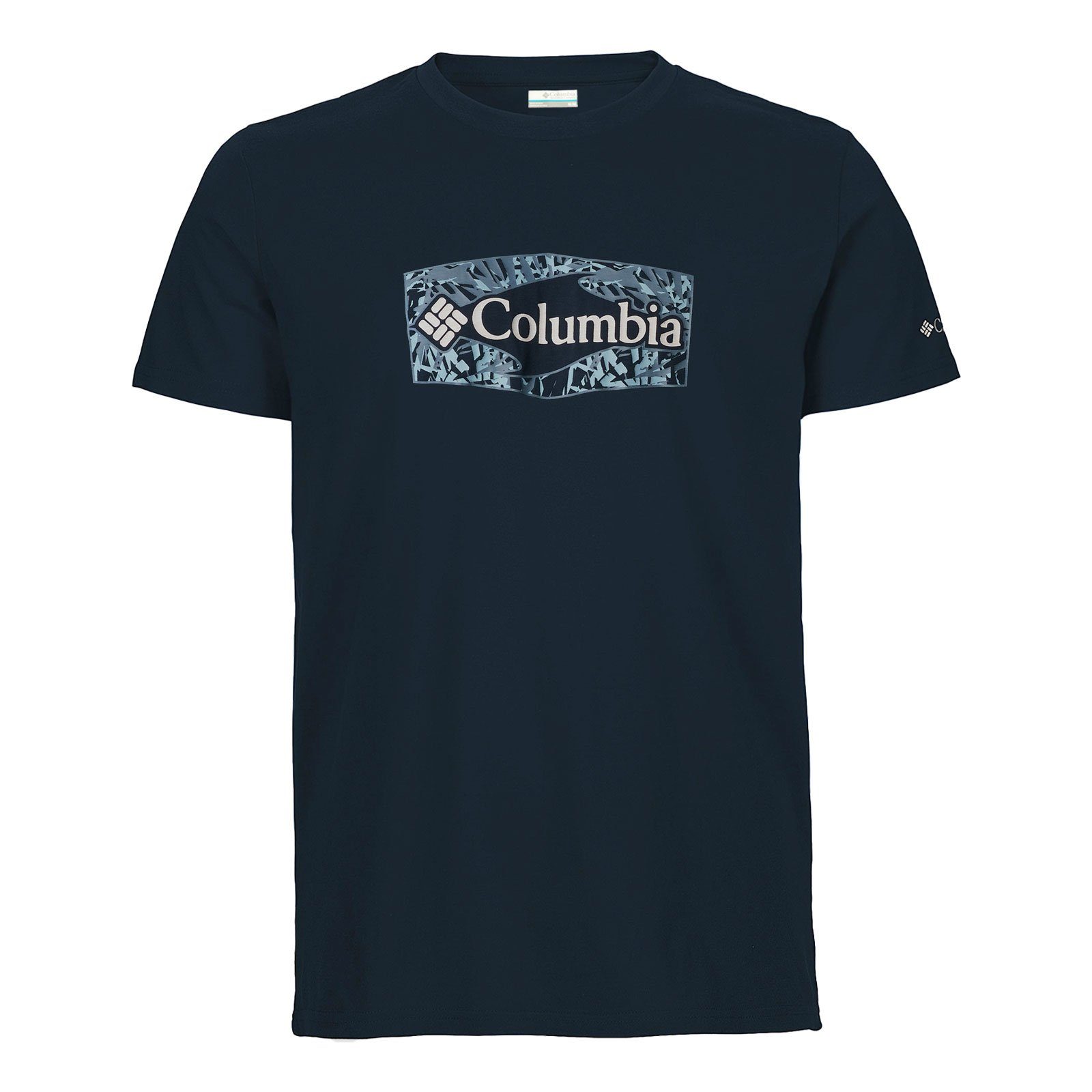 Columbia Kurzarmshirt Sun Trek™ Short Sleeve Graphic Tee mit Rundhalsausschnitt