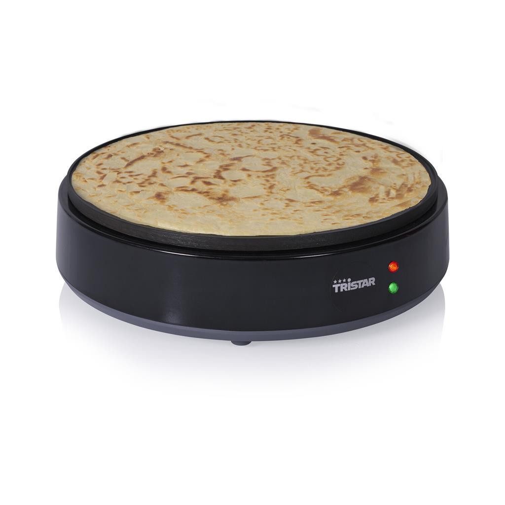 Tristar Crêpesmaker BP-2627, 1200 W, Ø 30 cm, BPA-frei, Große Kochfläche Ø30 cm, Holz-T-Stick und Spatel