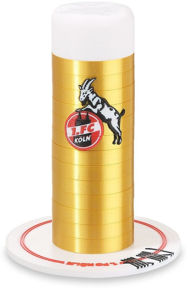 1. FC Köln Becheruntersetzer Schockbesteck Kölsch