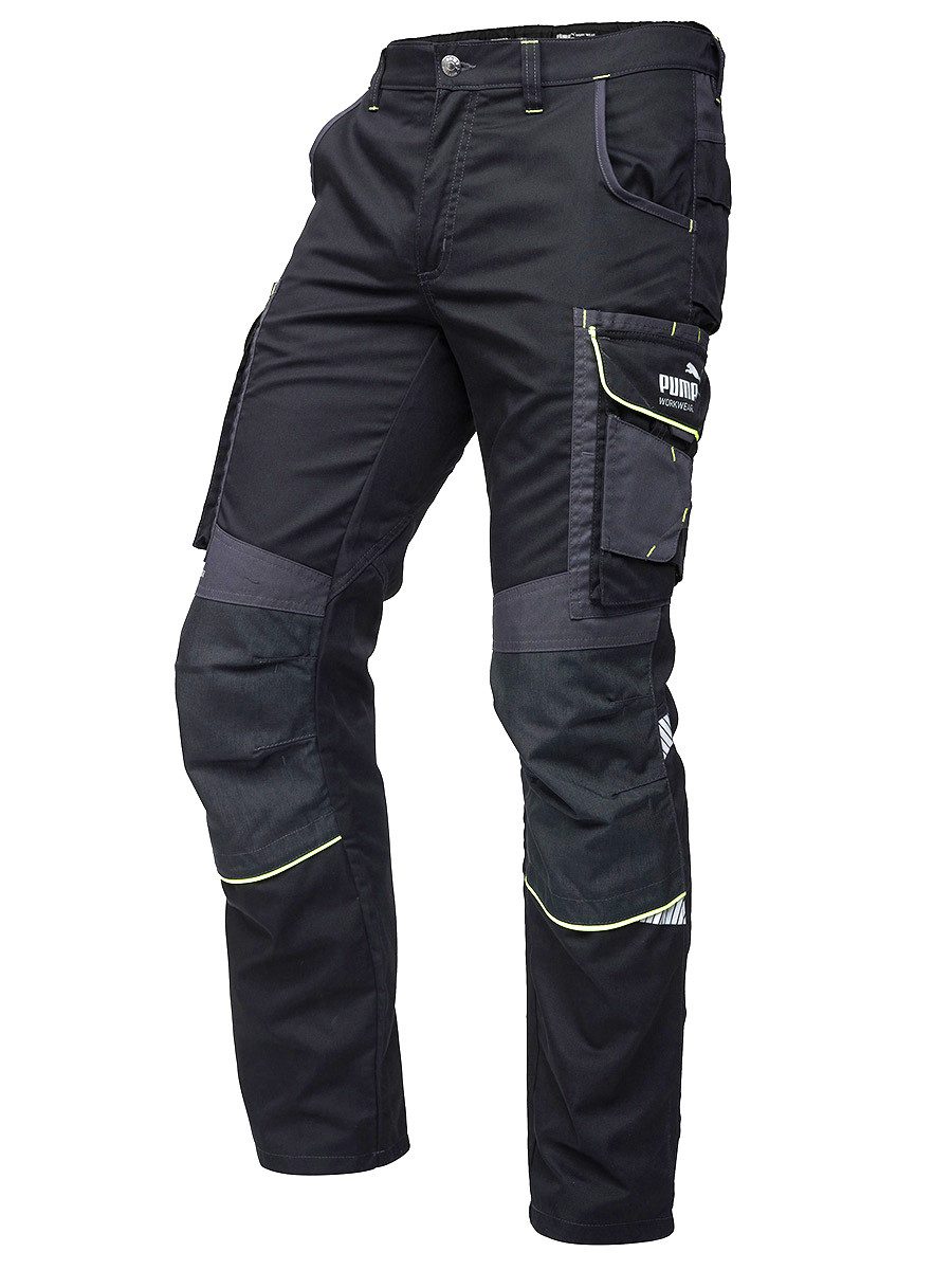 PUMA Workwear Arbeitsbundhose PRECISION X mit vielen Taschen und Reflektoren für Herren