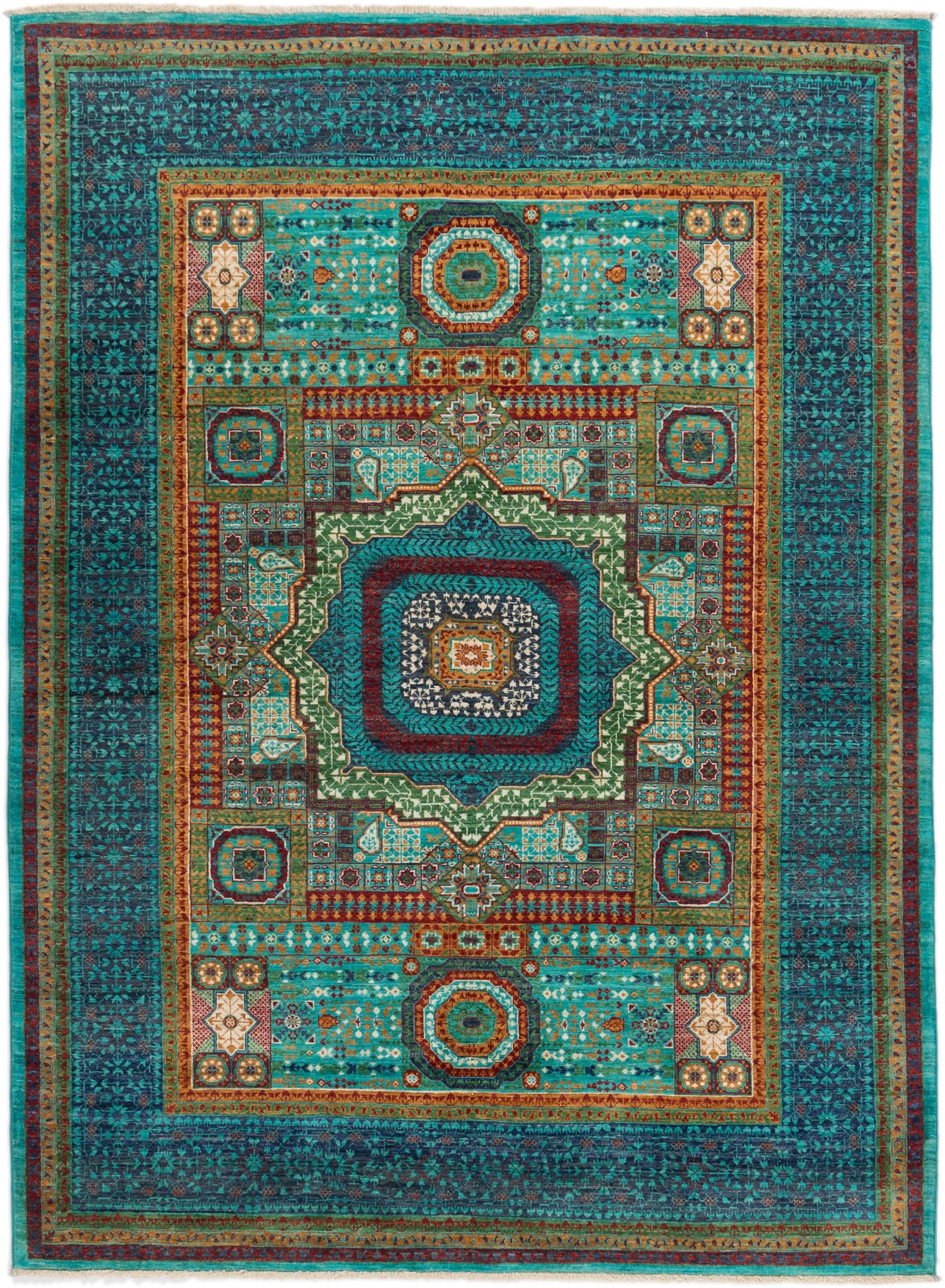 Nain Trading Orientteppich Mamluk 178x240 Handgeknüpfter Orientteppich, rechteckig, Höhe: 10 mm