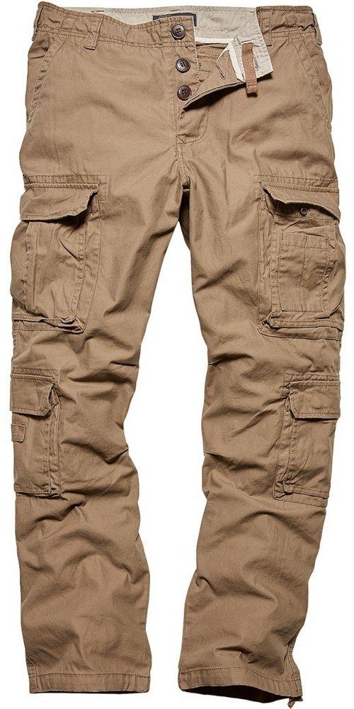 Vintage Industries Cargohose Khaki