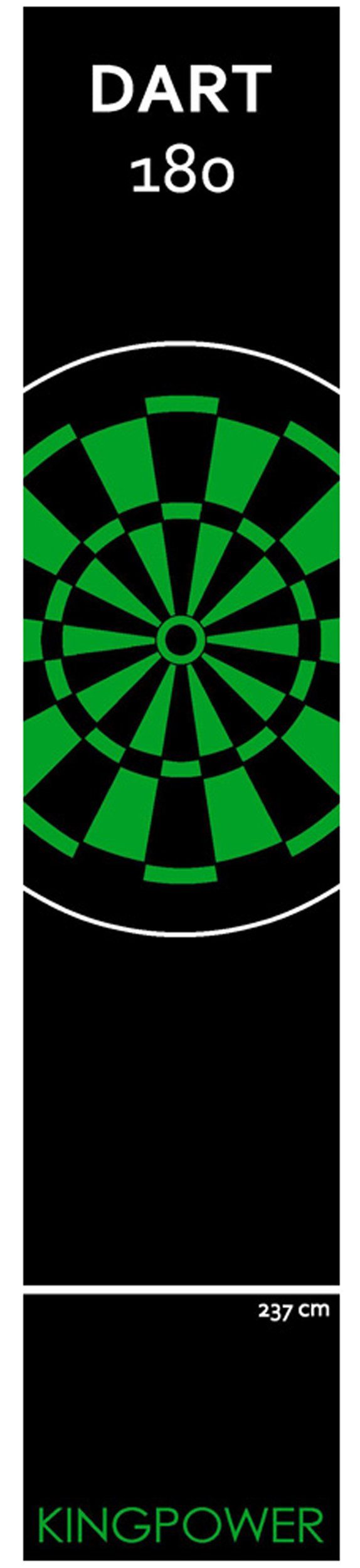 Kingpower Dartmatte Dart Matte Dartteppich Turnier Matte Dartmatte Darts 2 Größen Kingpower Design 23 Grün
