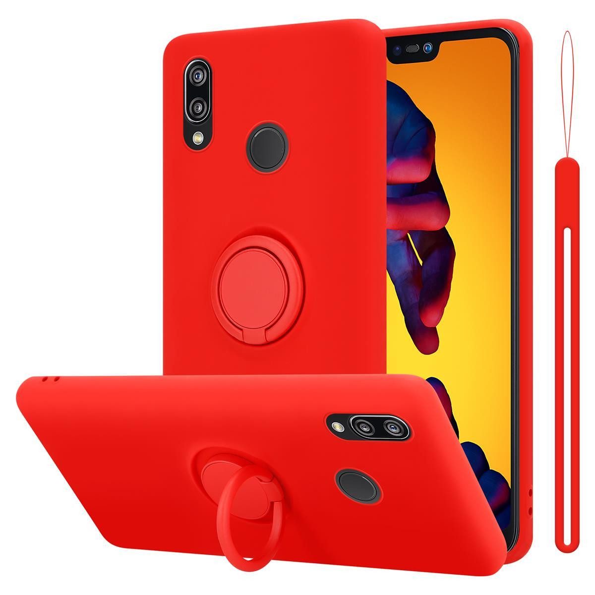 Cadorabo Handyhülle für Huawei P20 LITE 2018 / NOVA 3E Hülle Huawei P20 LITE 2018 / NOVA 3E, Robustes Hard Case - Handy Schutzhülle - Hülle - Back Cover Bumper