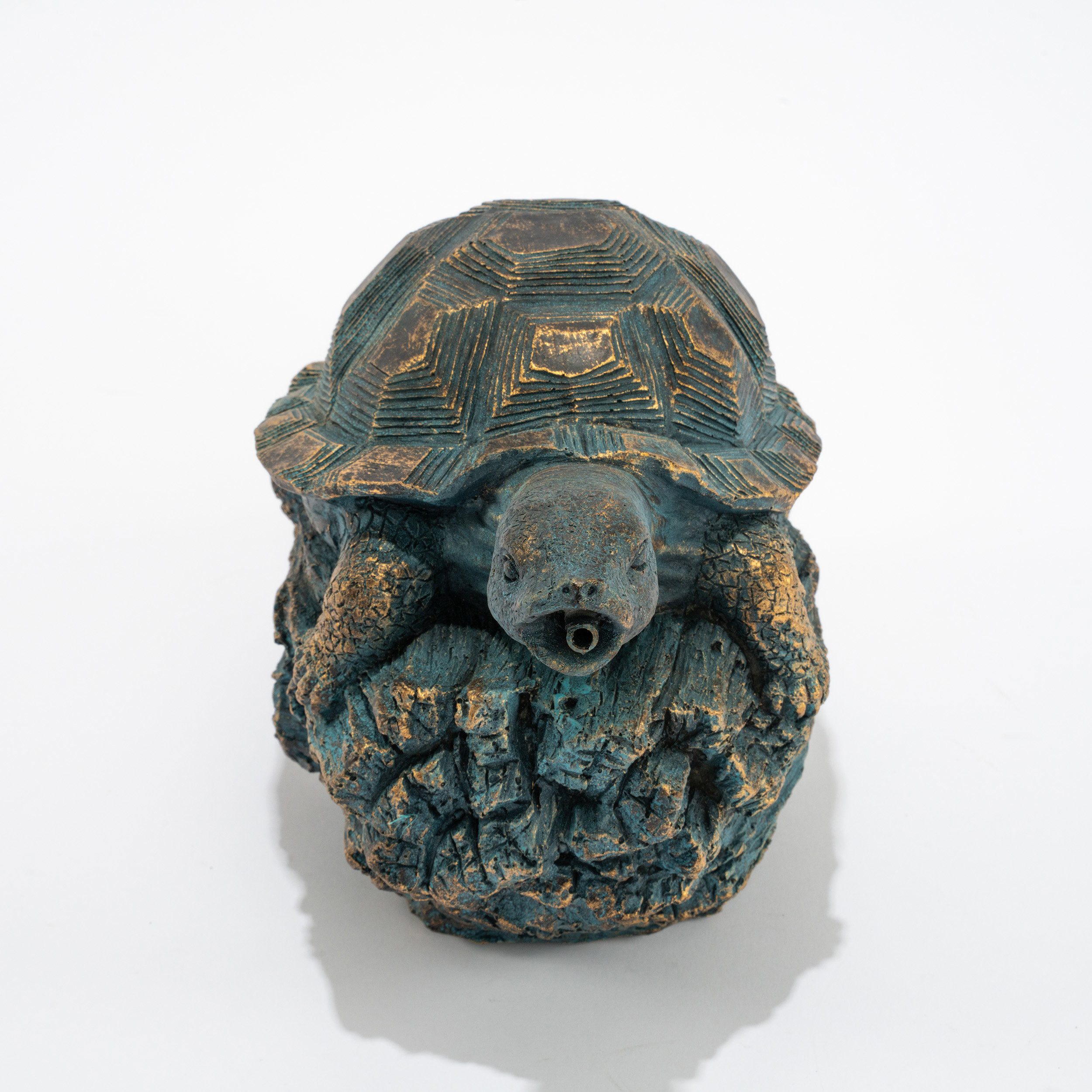 esotec Wasserspeier Solar Teichfigur Komplettset Schildröte Marlis H=18cm Polyresin 101680