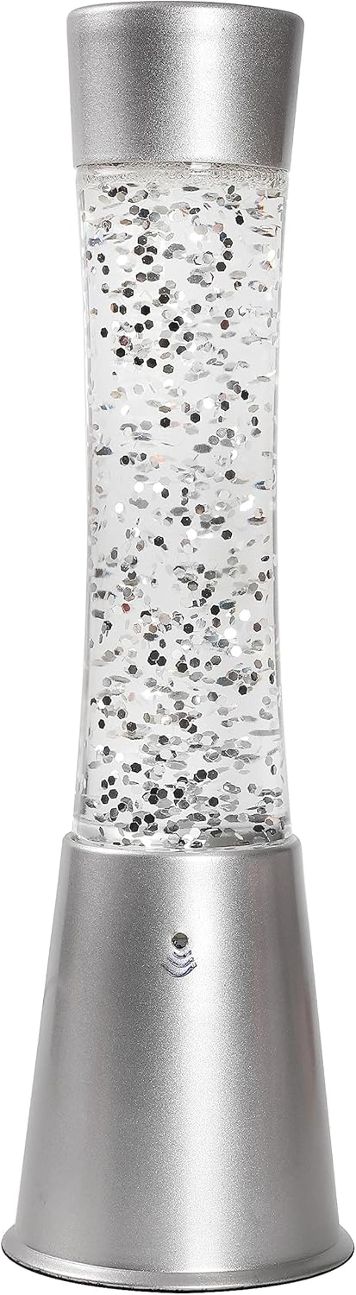 I-TOTAL Lavalampe I-TOTAL - farbwechselnde LED-Lavalampe mit Glitzer