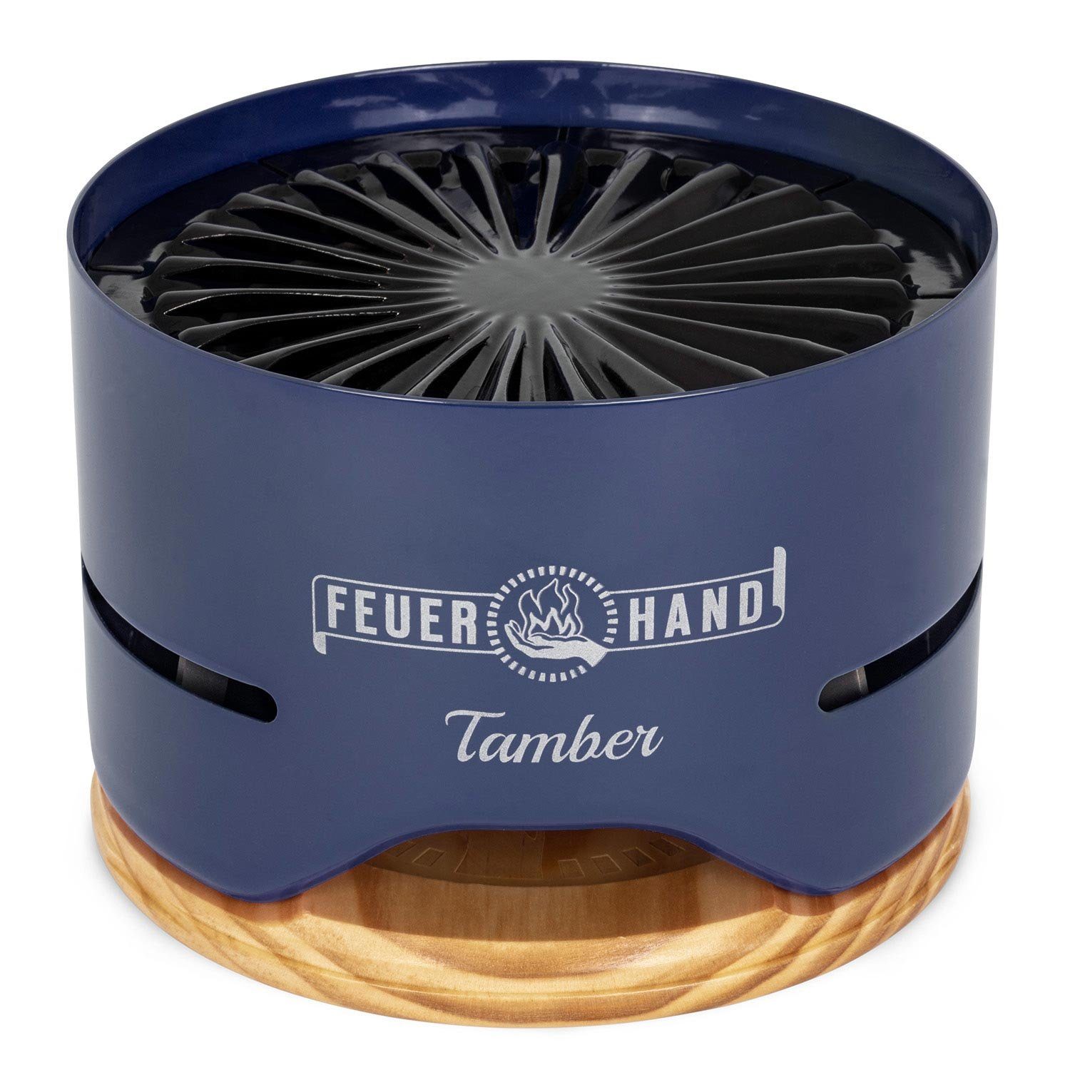 Feuerhand Holzkohlegrill Feuerhand Tamber Tischgrill + 1 kg spezial Holzkohle fast rauchfrei