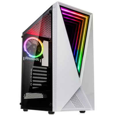 dcl24.de Void RGB Gaming-PC (AMD Ryzen 5 4500, GTX 1650, 16 GB RAM, 500 GB SSD, Luftkühlung)
