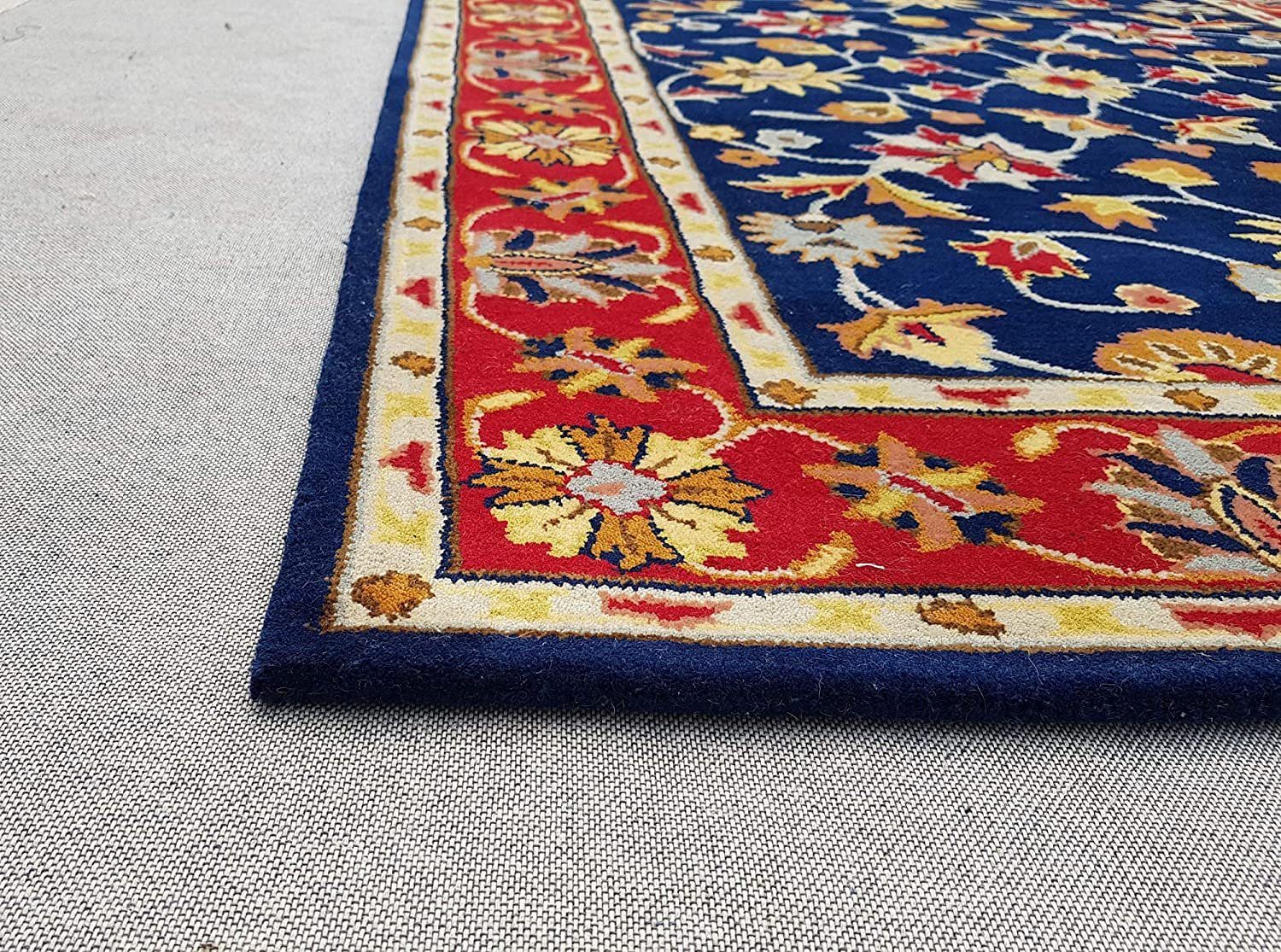 Ready Rugs Designteppich Luxuriöser königlicher handgetufteter Teppich, Rechteckig