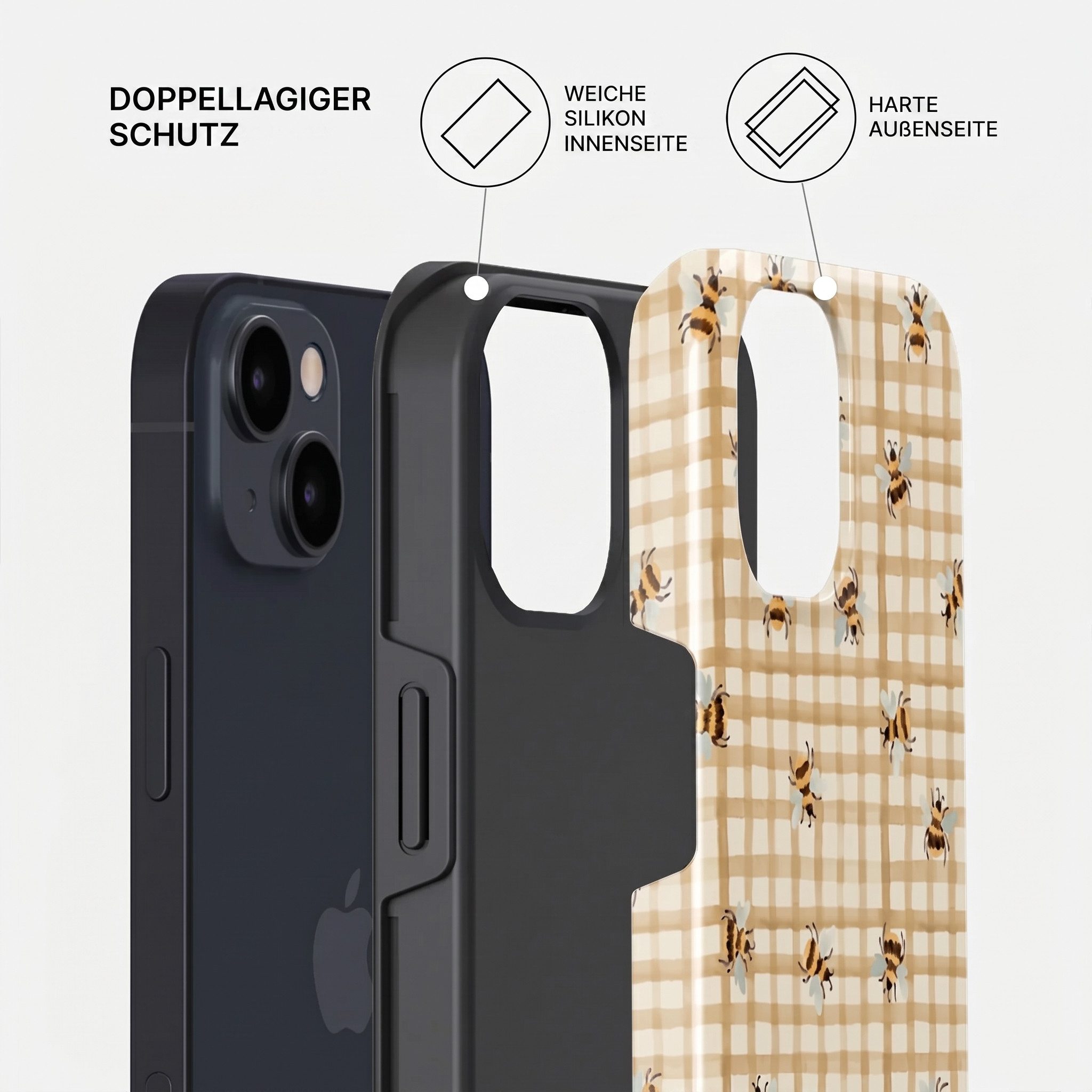 BURGA Backcover Burga Tough Back Cover MagSafe Apple iPhone 15 - Honeycomb