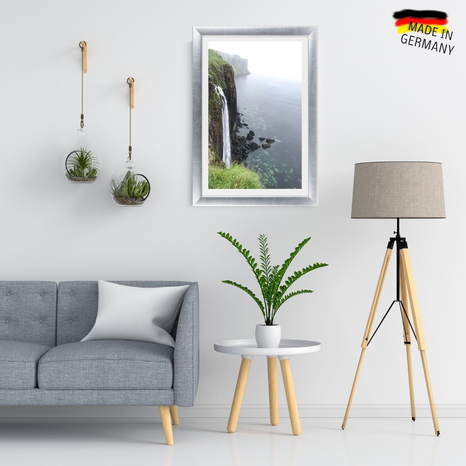 Clamaro Bilderrahmen, Silber CLAMARO 53G Neo Collage nach Maß modern Holz