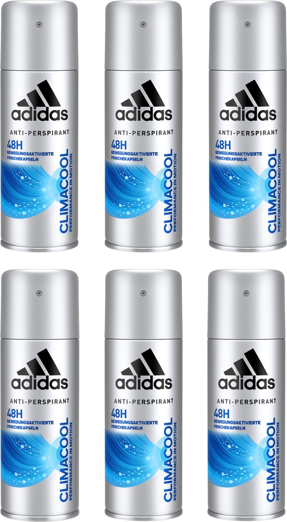 adidas Performance Deo-Spray »Climacool«, Spar-Set, 6-tlg.,  Anti-Transpirant Spray für Männer online kaufen | OTTO