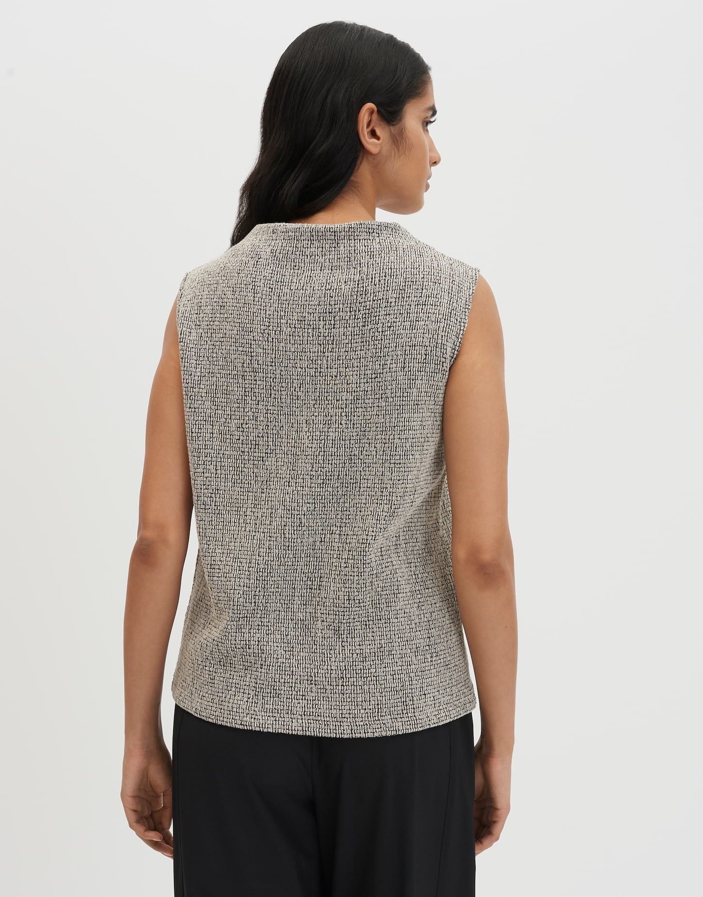 someday Sweatshirt Umalu aus Sweatware mit Smok-Effekt Mit strukturierter Oberfläche und dezentem Musterspiel