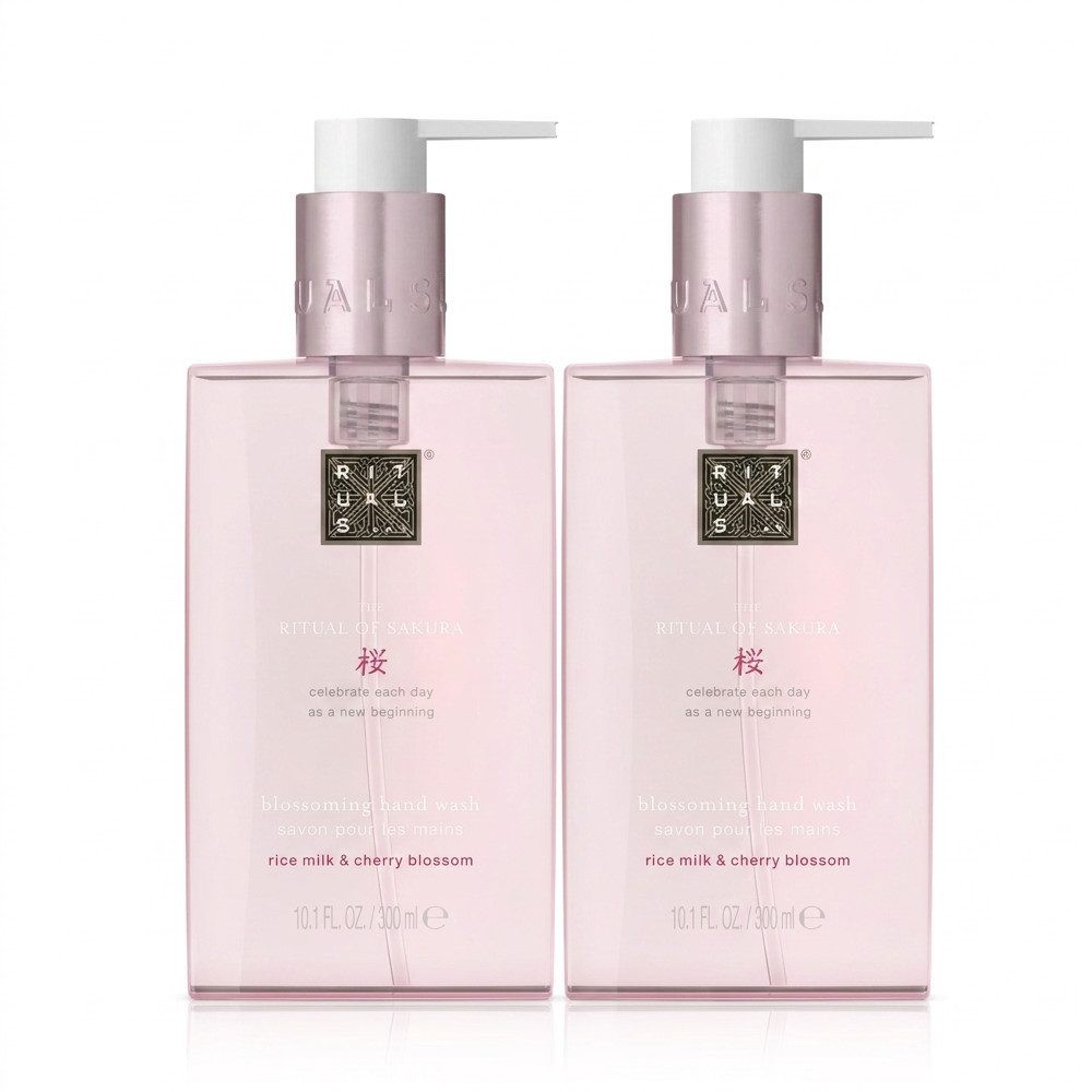 Rituals Flüssigseife Rituals The Ritual of Sakura Hand Wash 2er Set, Praktisches 2er Set für den täglichen Gebrauch