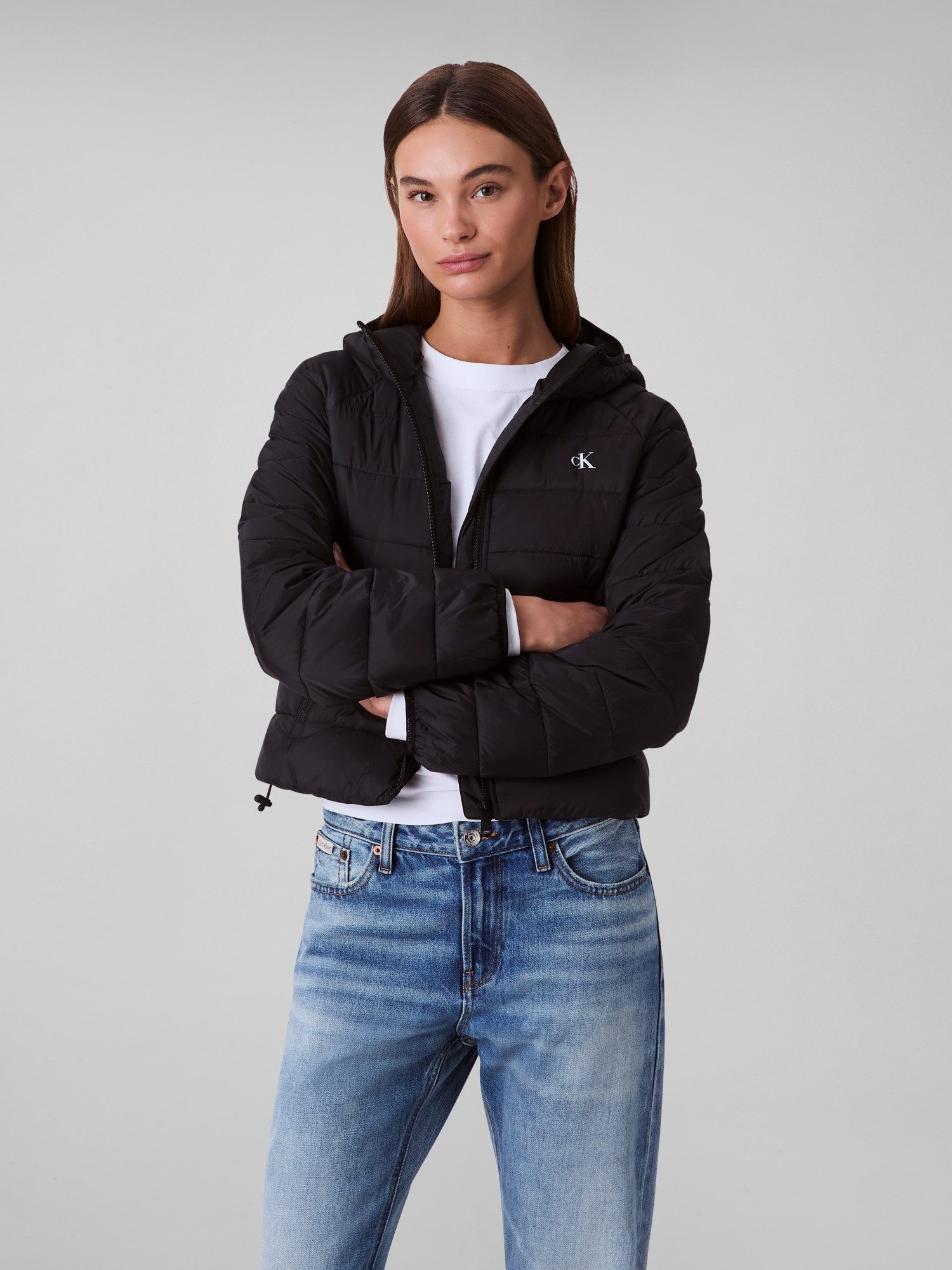 Calvin Klein Jeans Steppjacke LGHTWGHT QLTD JCKT P Mit Rundhalsausschnitt günstig online kaufen