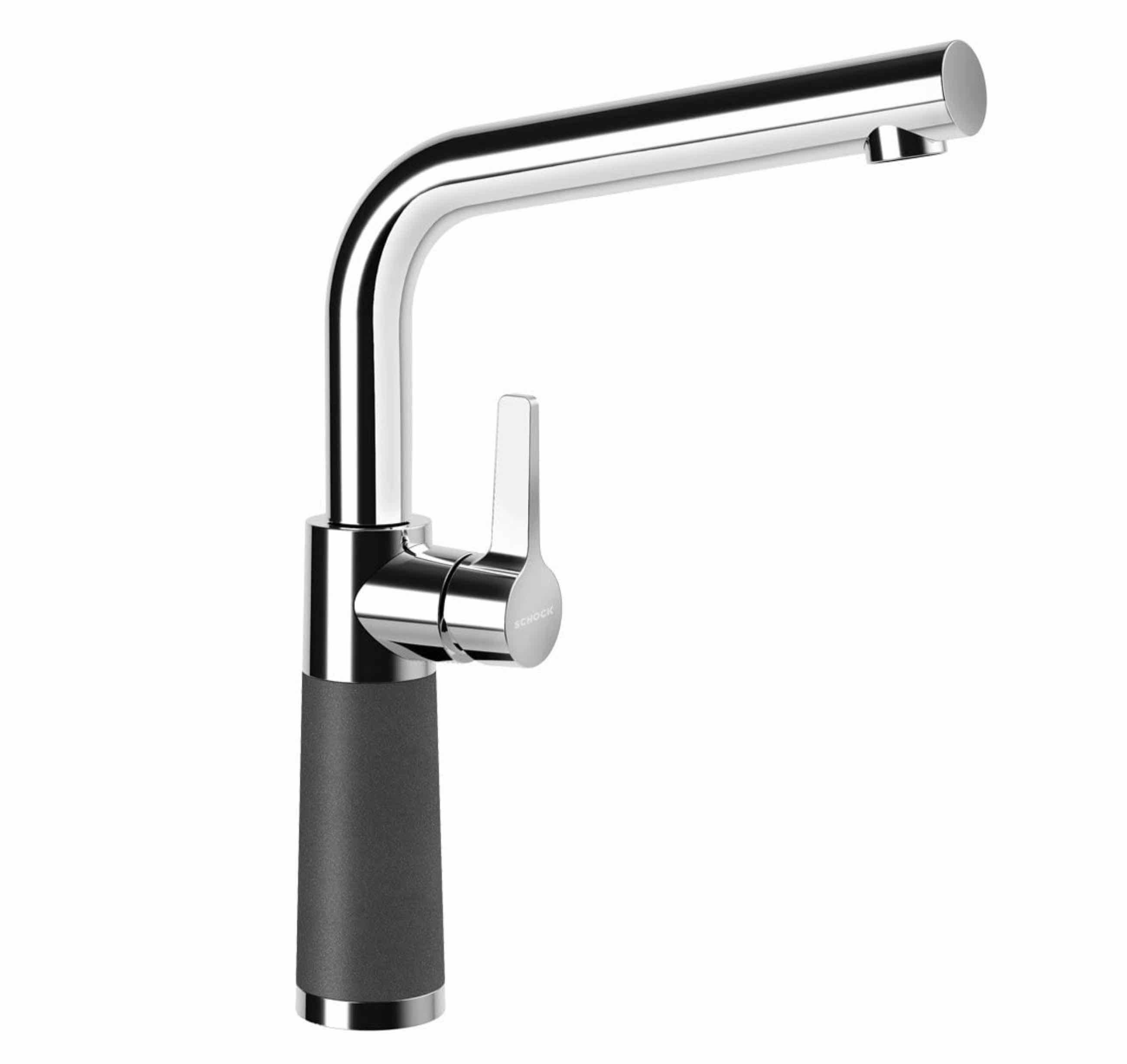 Schock Küchenarmatur SCHOCK Einhebelmischer SC-540 Orig. Cristalite+ Ummantelung Inox