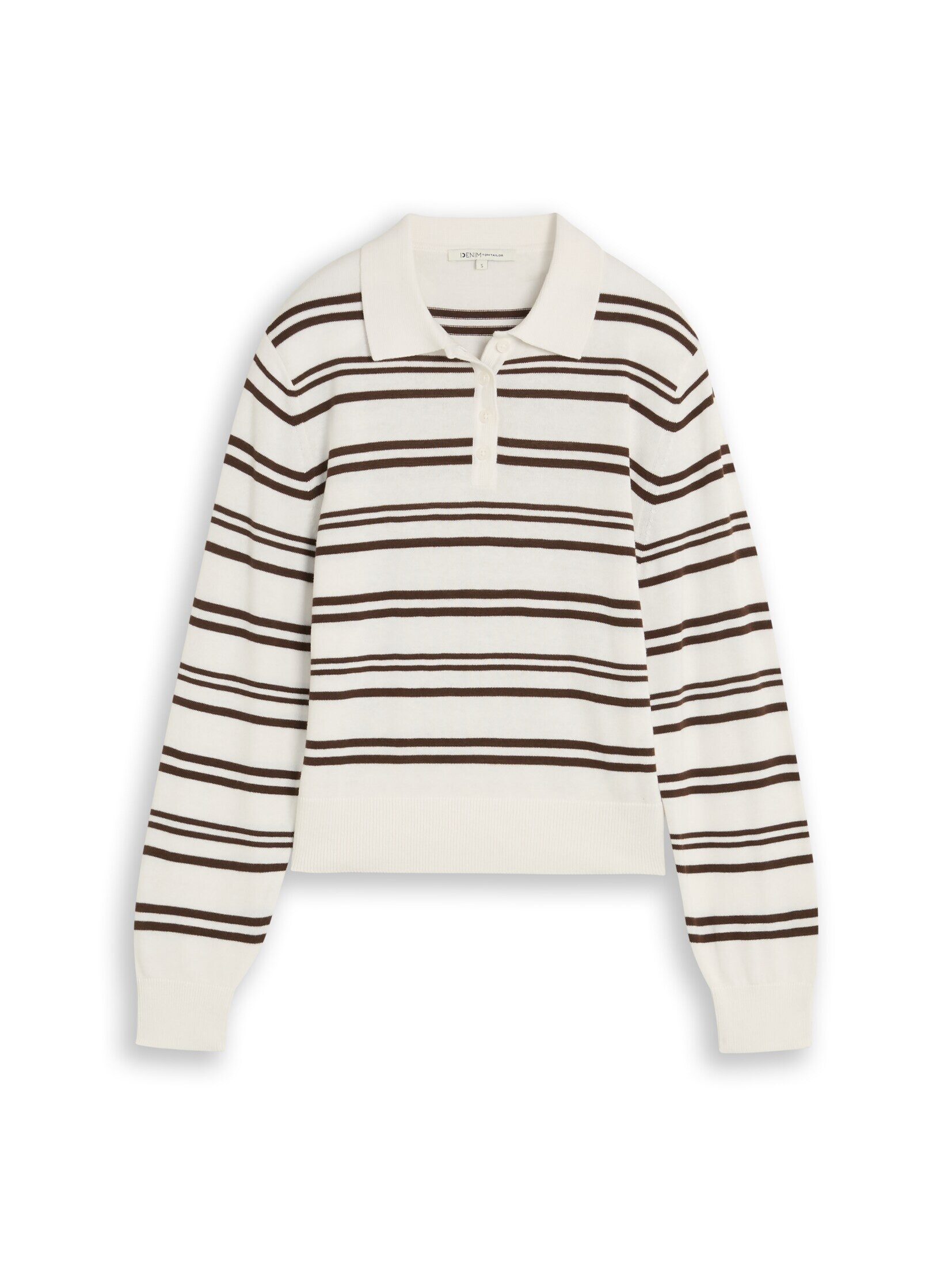 TOM TAILOR Denim Strickpullover Pullover & Strickjacken Strickpullover mit Polokragen