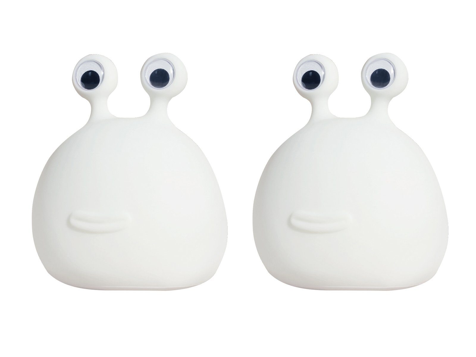 niermann LED Nachtlicht, USB-Ladefunktion, LED fest integriert, warmweiß, 2er Set Stilllicht dimmbar, Kinderzimmerleuchten USB Tierlampe, H 12cm