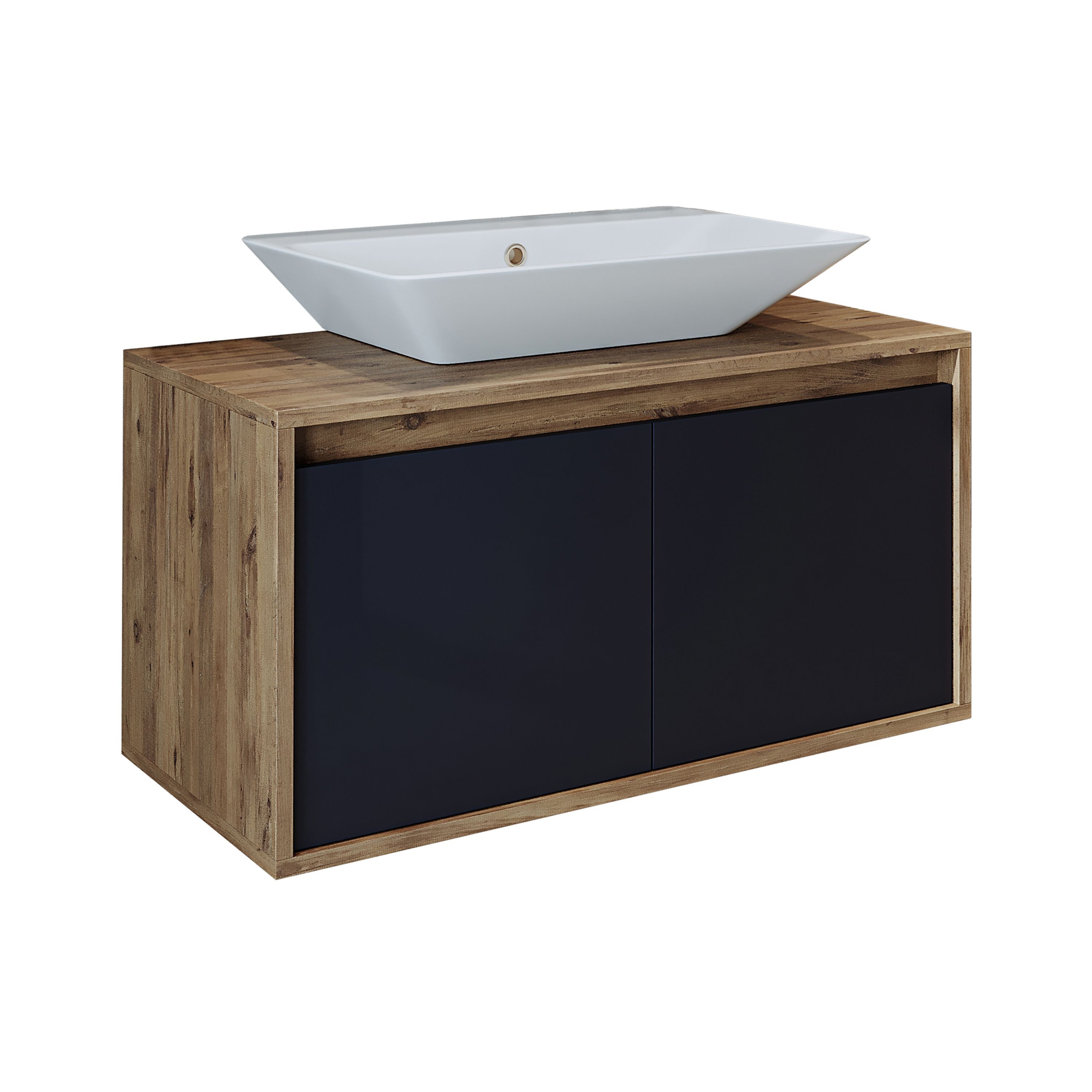 Roomart Badmöbel-Set, (Badezimmermöbel ATLANTIC 85cm in günstig online kaufen