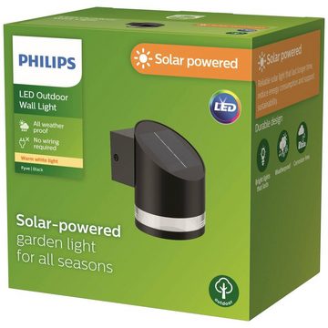 Philips LED Solarleuchte Outdoor Solar Fyve Wandleuchte 1.5W