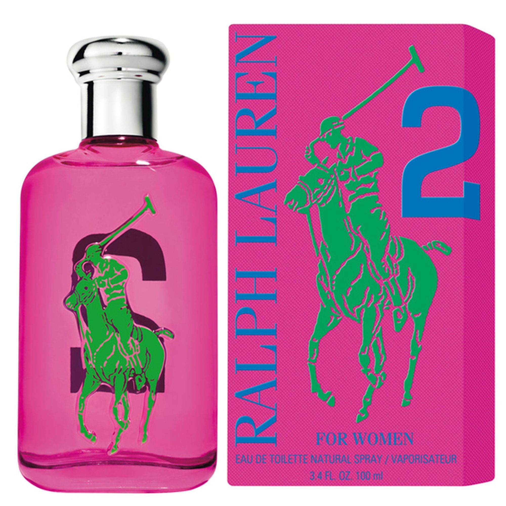 Ralph Lauren Eau de Toilette Big Pony 2 Pink Damen EDT Spray, RALPH LAUREN, Damenparfüm, Glasflakon, Parfüm, Damenduft