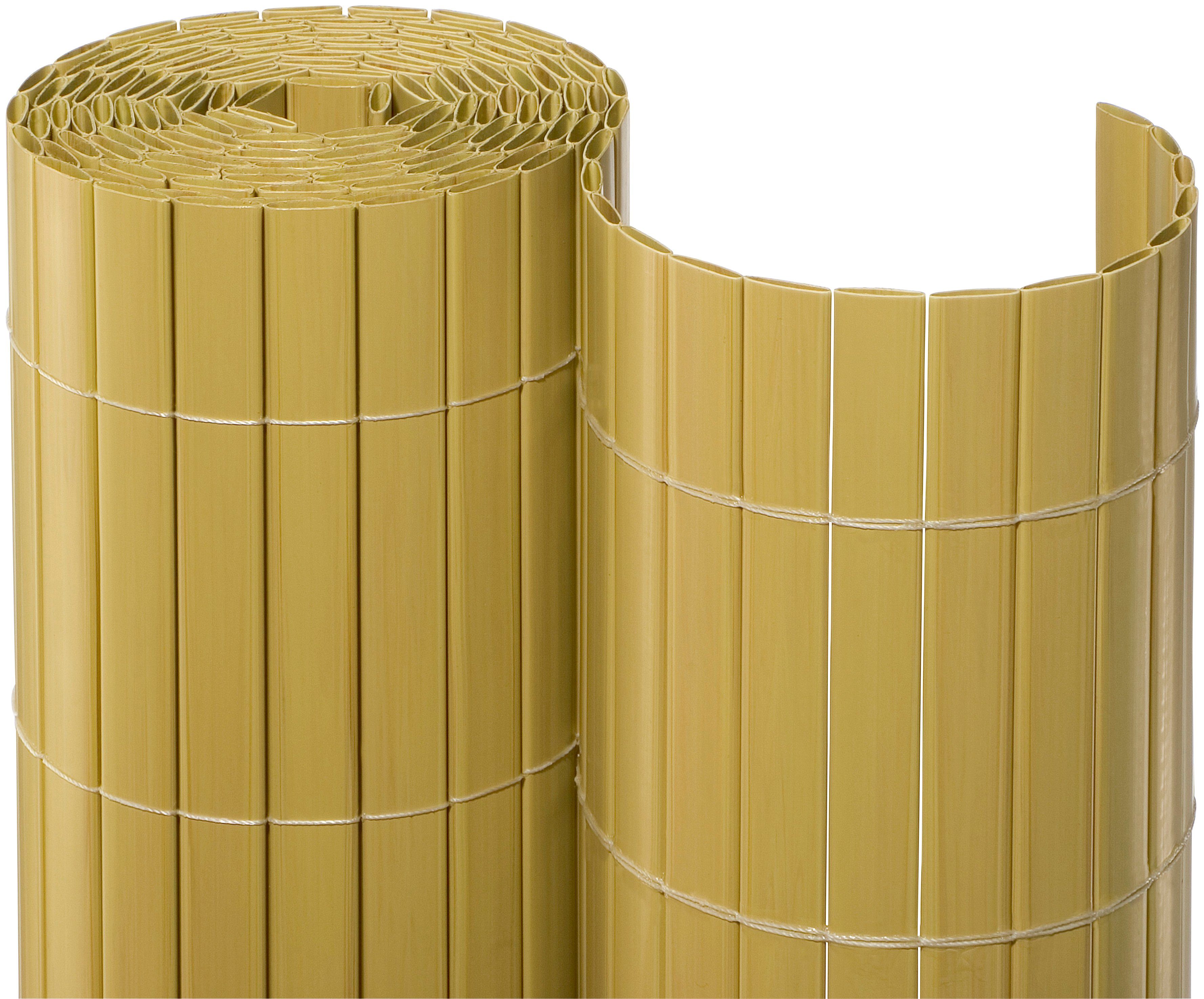 NOOR Balkonsichtschutz BxH: 3x1,6 Meter, bambusfarben online kaufen | OTTO