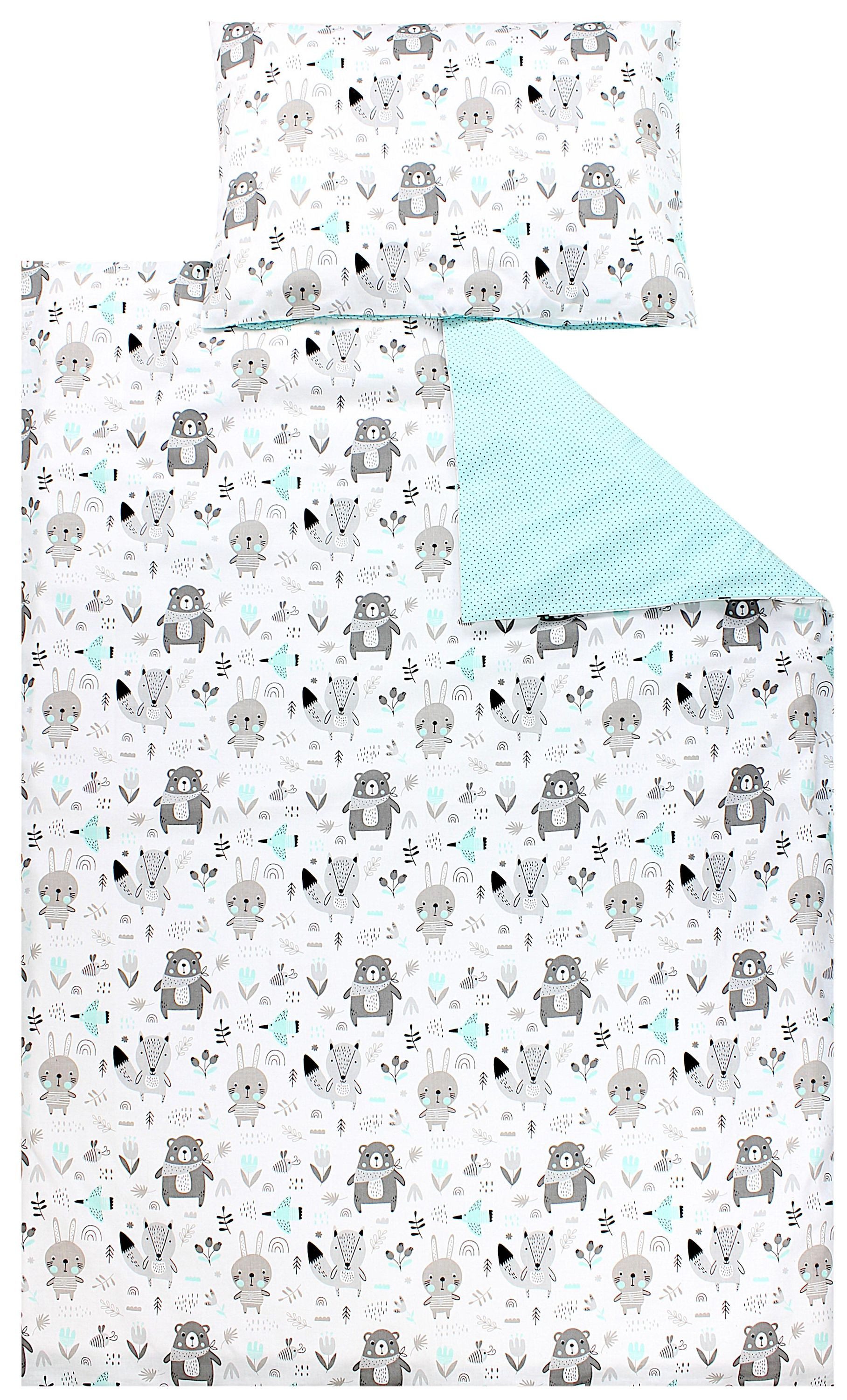 TupTam Kinderbettwäsche TupTam Kinder Bettwäsche Gemustert 2-Teilig Wendebettwäsche