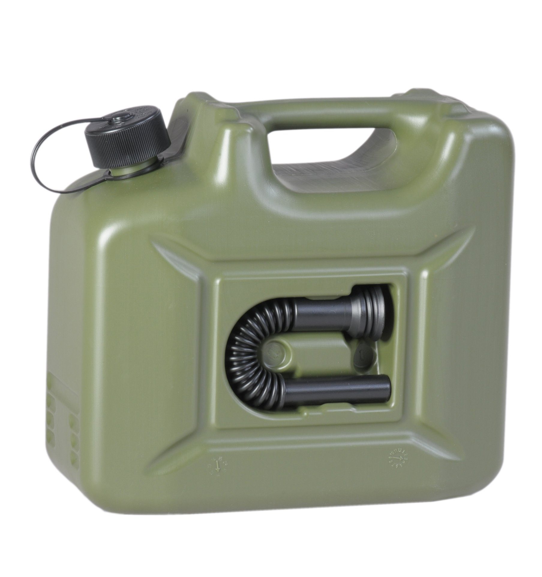 St) Kanister (1 hünersdorff Benzinkanister 10 Kunststoff Liter Olivgrün UN−Zulassung Benzin für