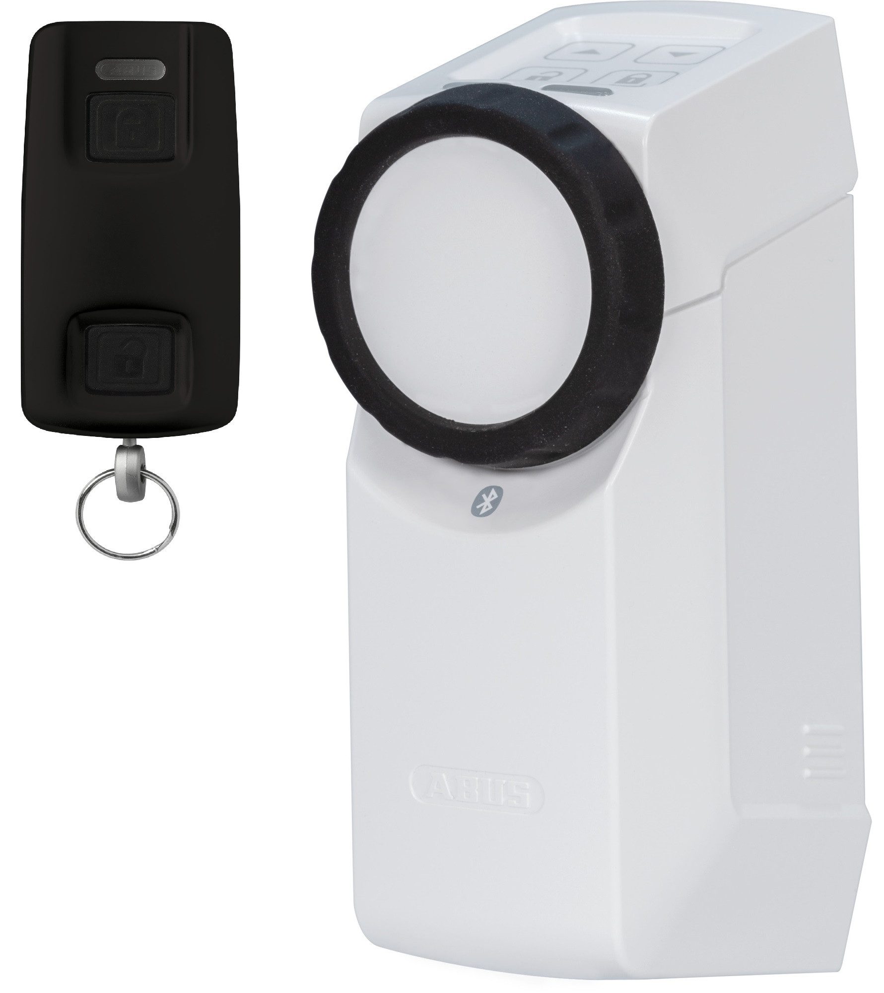 Türschlossantrieb ABUS HomeTec Pro Bluetooth Türschloss CFA3100W + Fernbedienung CFF3100