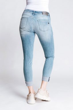 Zhrill Mom-Jeans Skinny Jeans NOVA Blau angenehmer Tragekomfort