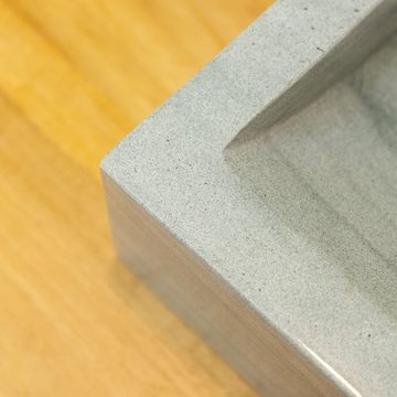 wohnfreuden Aufsatzwaschbecken Sandstein Waschbecken MINI PERAHU 30 cm (Kein Set), 7_4315