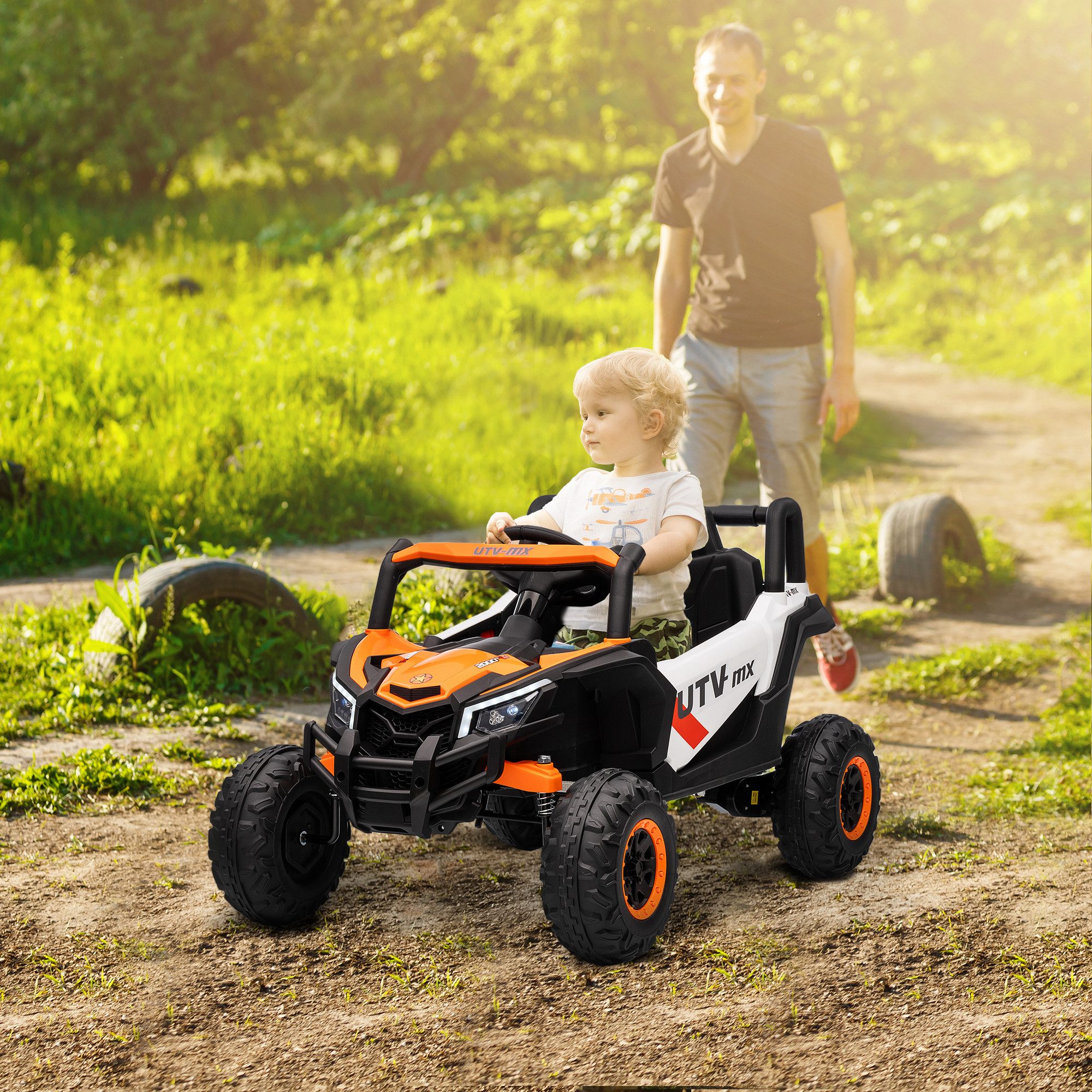 AIYAPLAY Elektro-Kinderauto Fernbedienungsfunktion, mit LED-Lichter, Belast günstig online kaufen