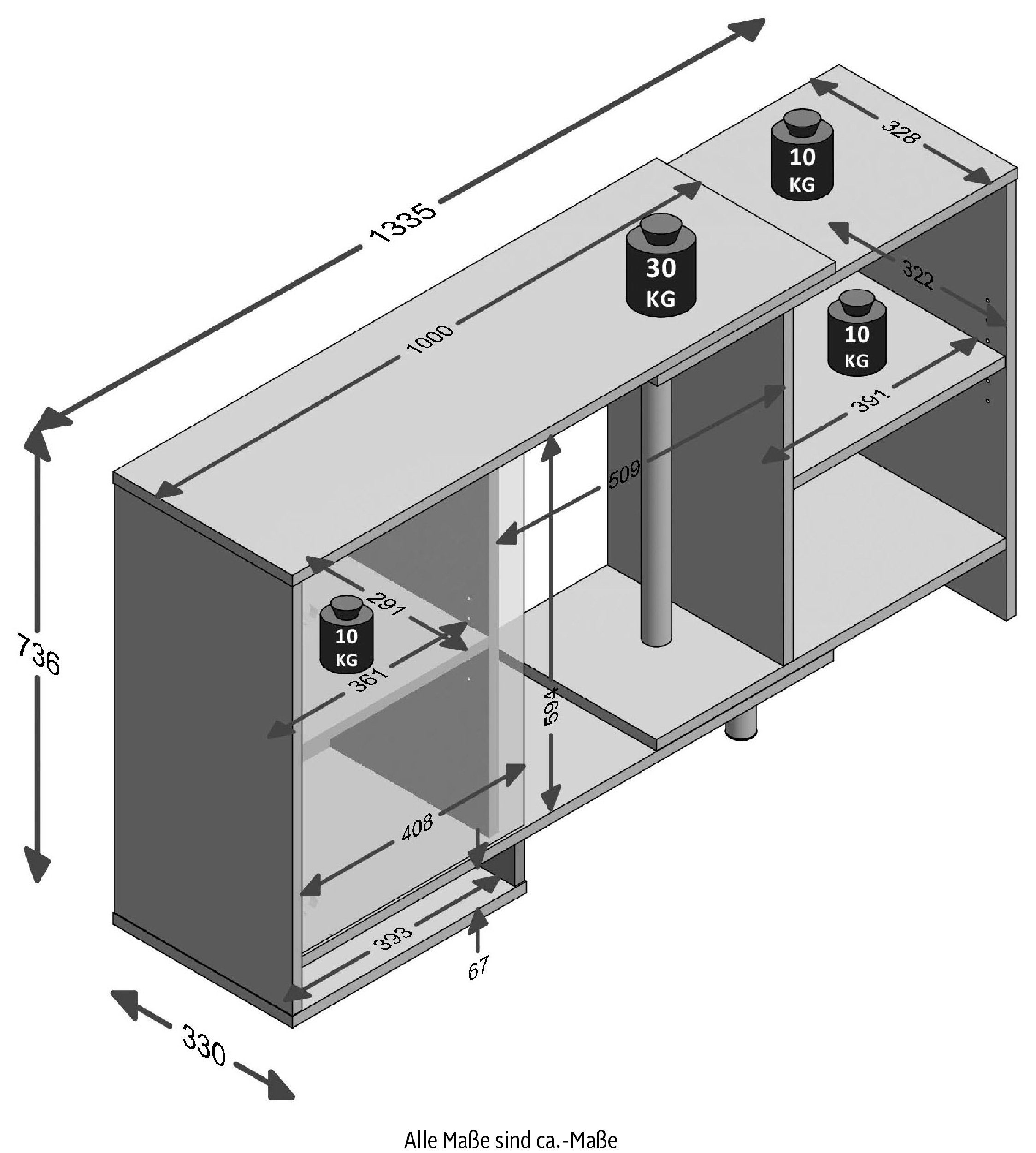 FMD Highboard Flex 1