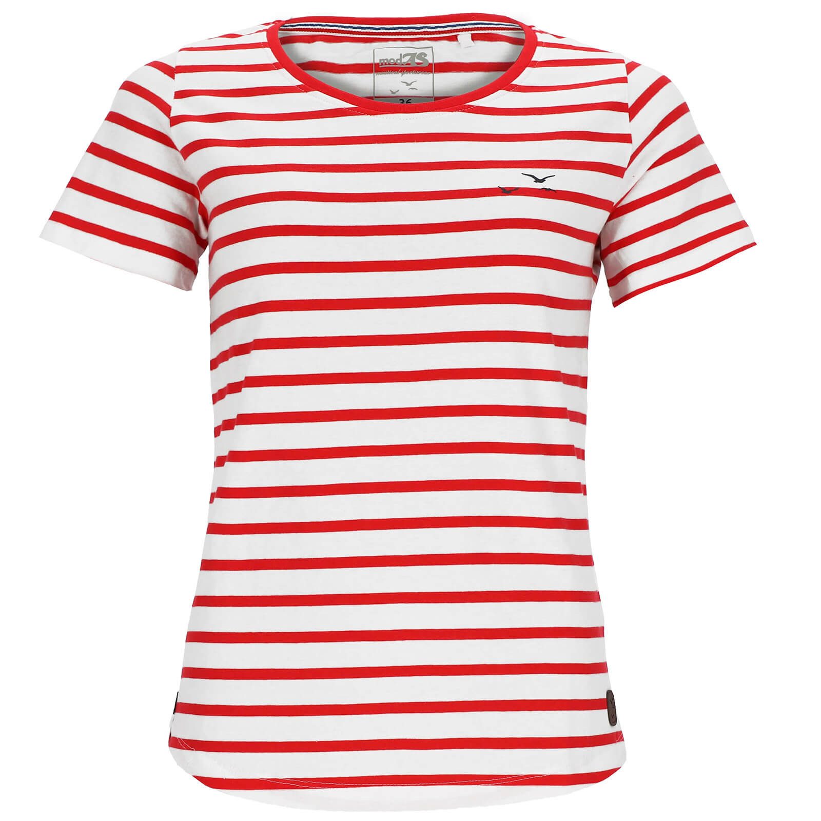 modAS T-Shirt Damen Kurzarm-Shirt im bretonischen günstig online kaufen
