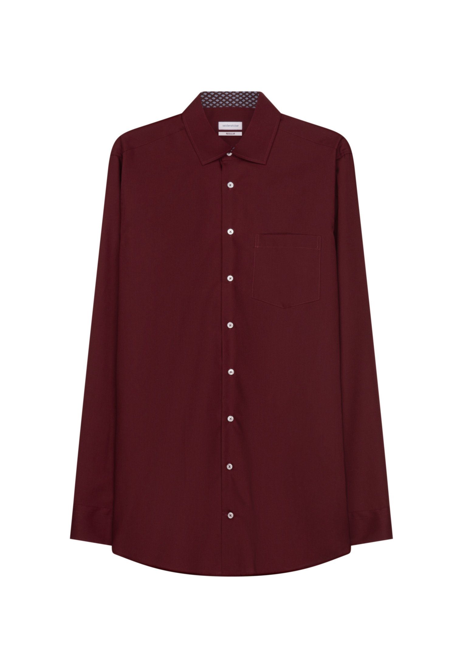 seidensticker Businesshemd Regular Regular Langarm Kentkragen Uni