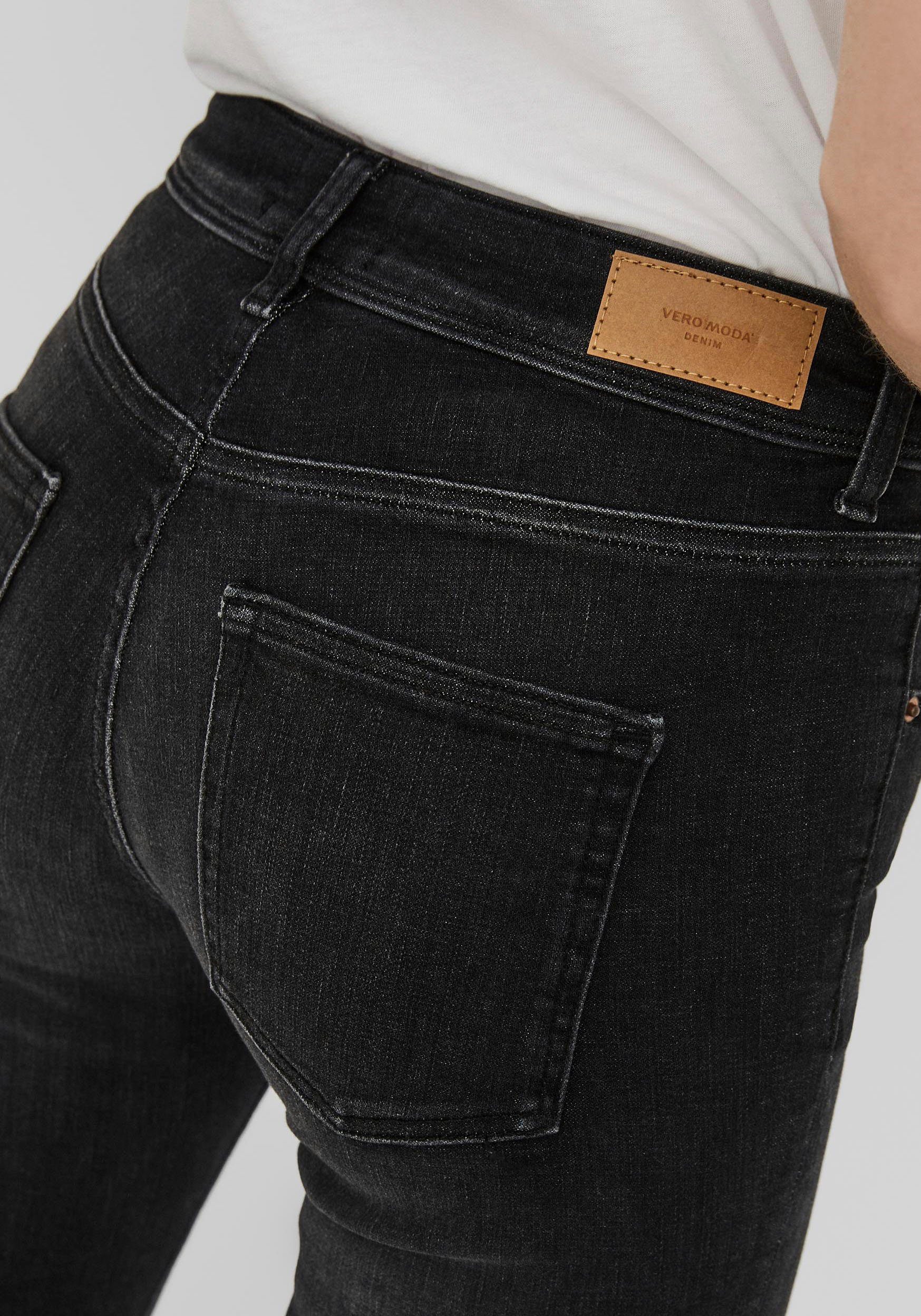 Vero Moda Skinny-fit-Jeans VMLUX MR SLIM JEANS – Bild 5 von 5