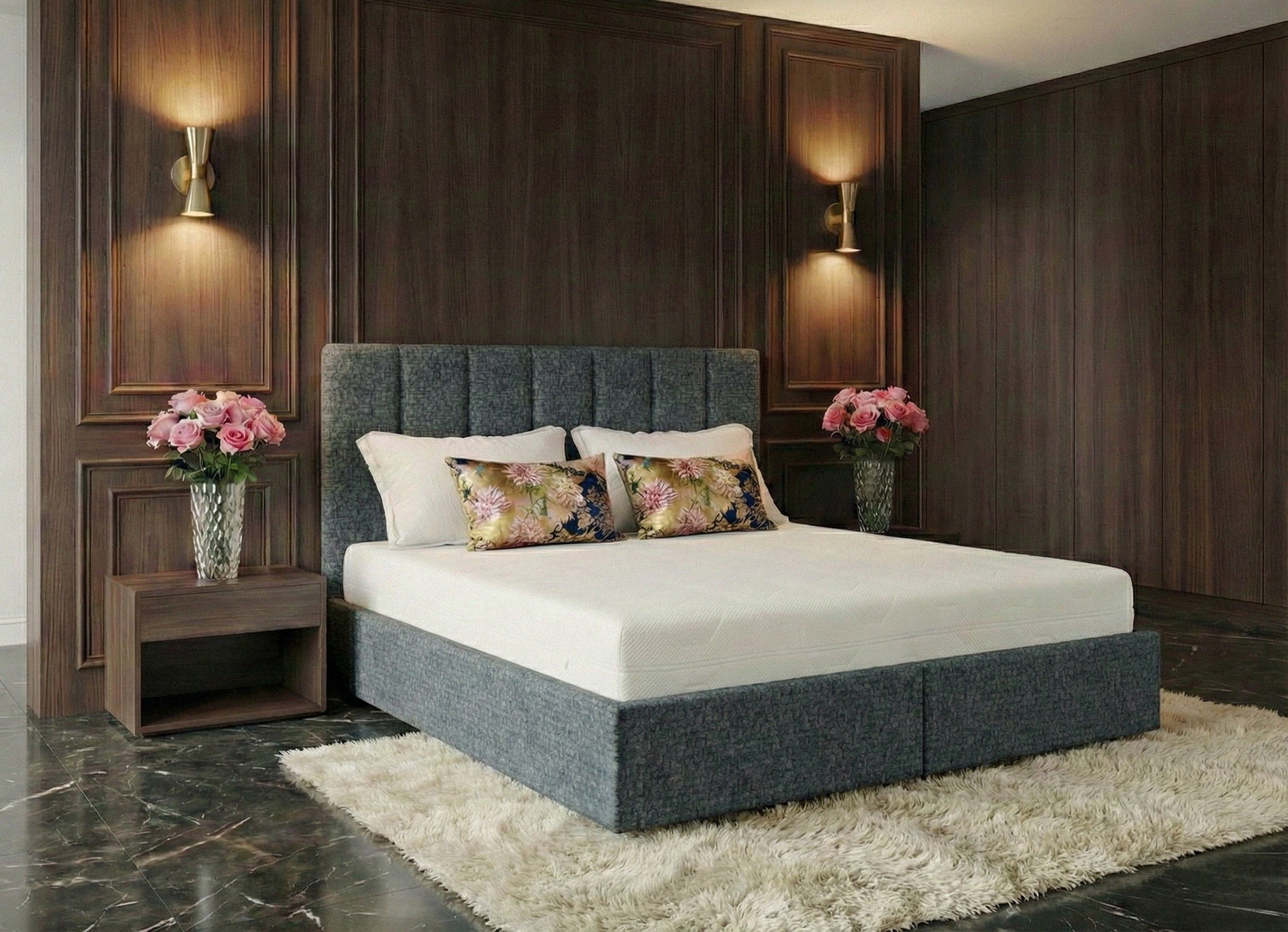 B&B Home Boxspringbett Vibe (mit Bettkasten und Lattenrost)