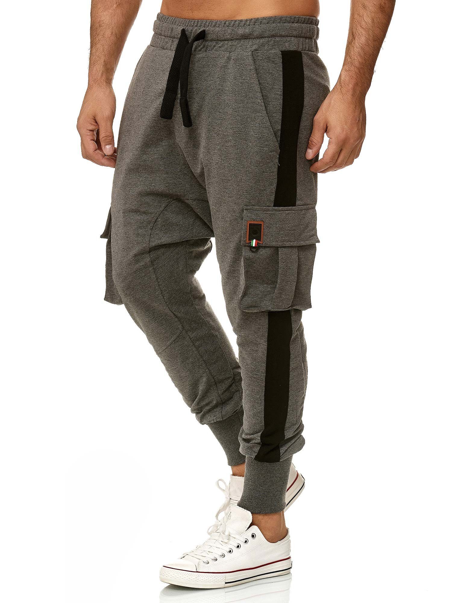Tazzio Jogginghose 19618 Sporthose mit modernen Cargo-Taschen