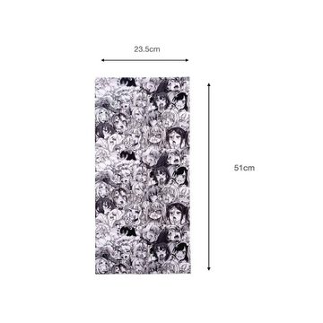 GalaxyCat Multifunktionstuch Ahegao Schlauchtuch mit Manga Gesichtern, Anime Multifunktionstuch, (Einzelpack, 1-St), Ahegao Multifunktionstuch