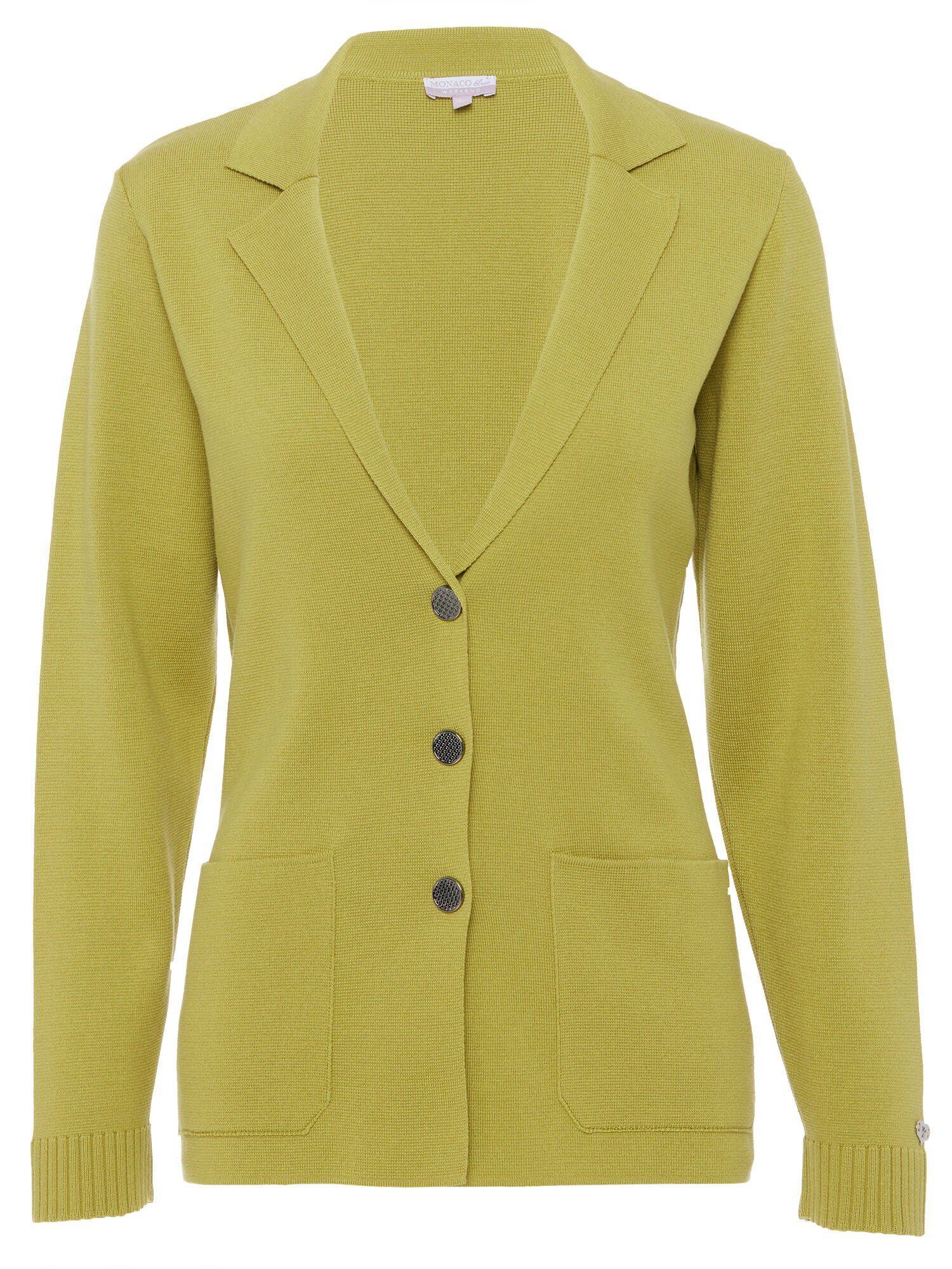 MONACO blue WEEKEND Jackenblazer Strickblazer figurbetont im Materialmix günstig online kaufen