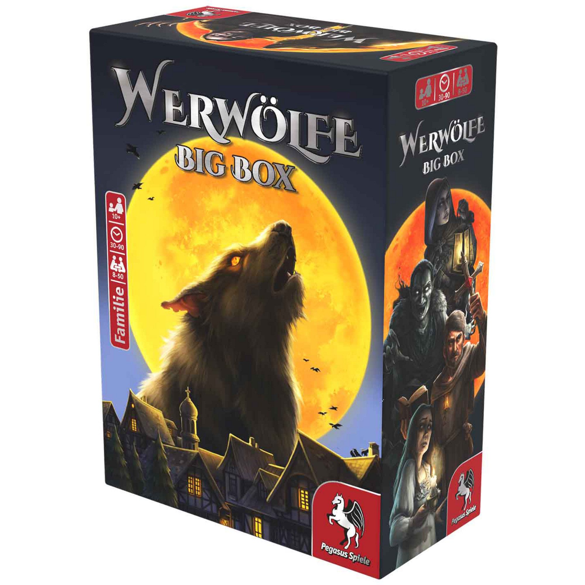 Pegasus Spiel Pegasus Werwölfe Big Box, Kartenspiel