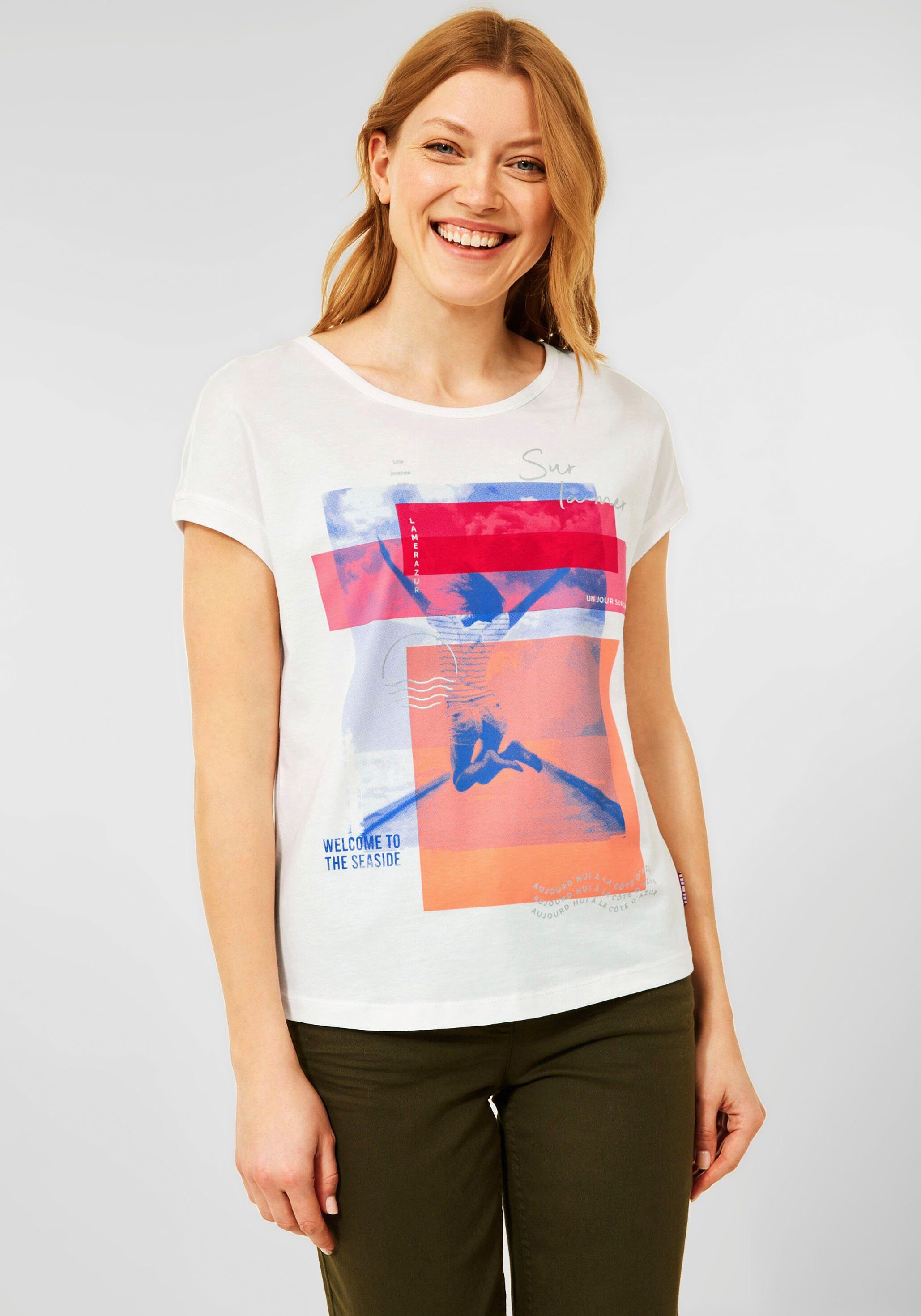 Damen Shirts Cecil T-Shirt mit Sommer Print