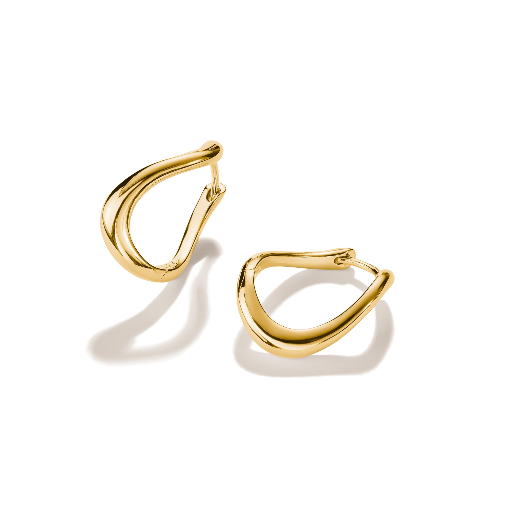 THOMAS SABO Paar Creolen Fluid Elegance Creolen gelbgoldfarben