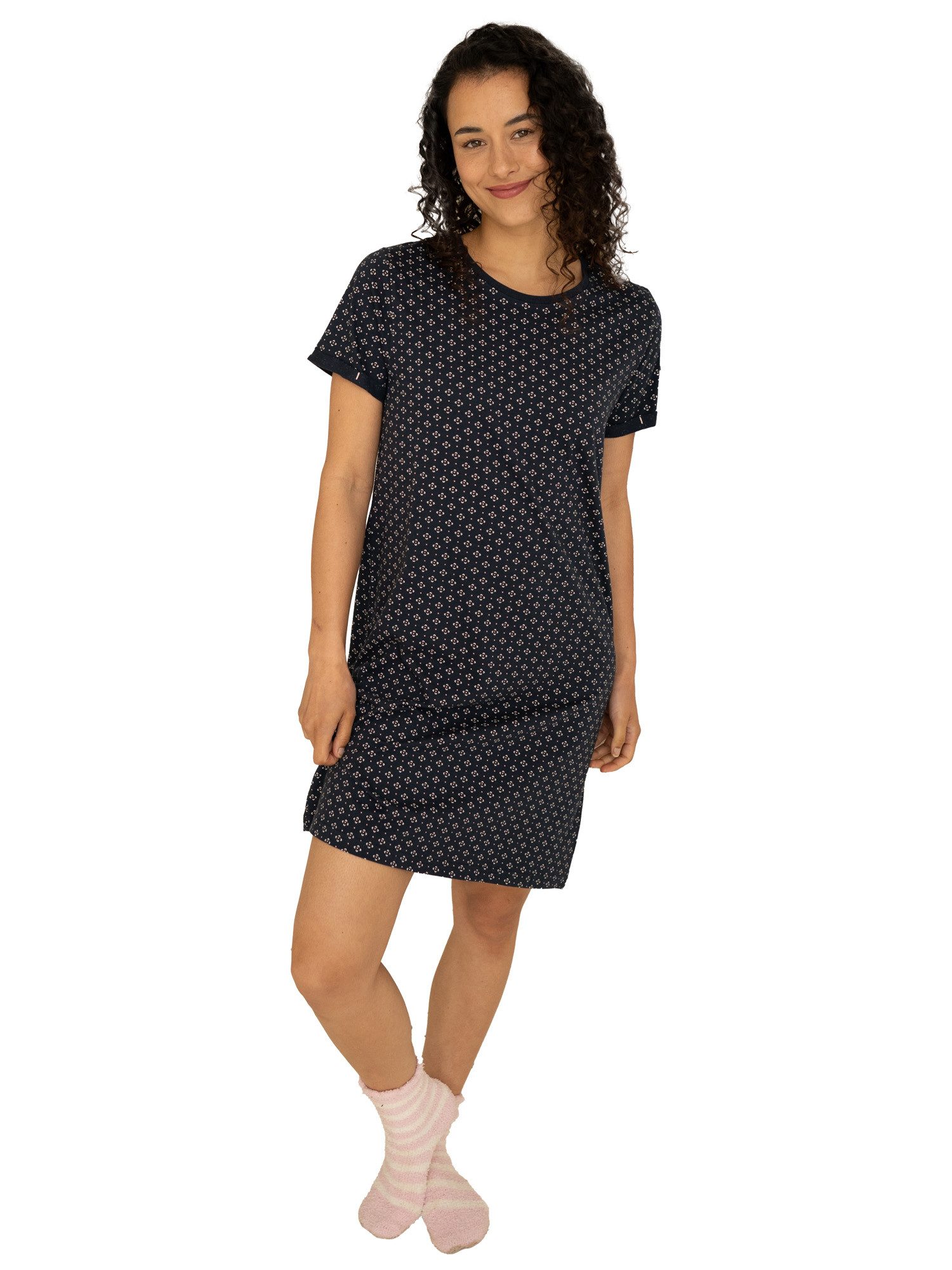 By Louise Sleepshirt Classic Schlafshirt Nachthemd Loungewear gemütlich und günstig online kaufen
