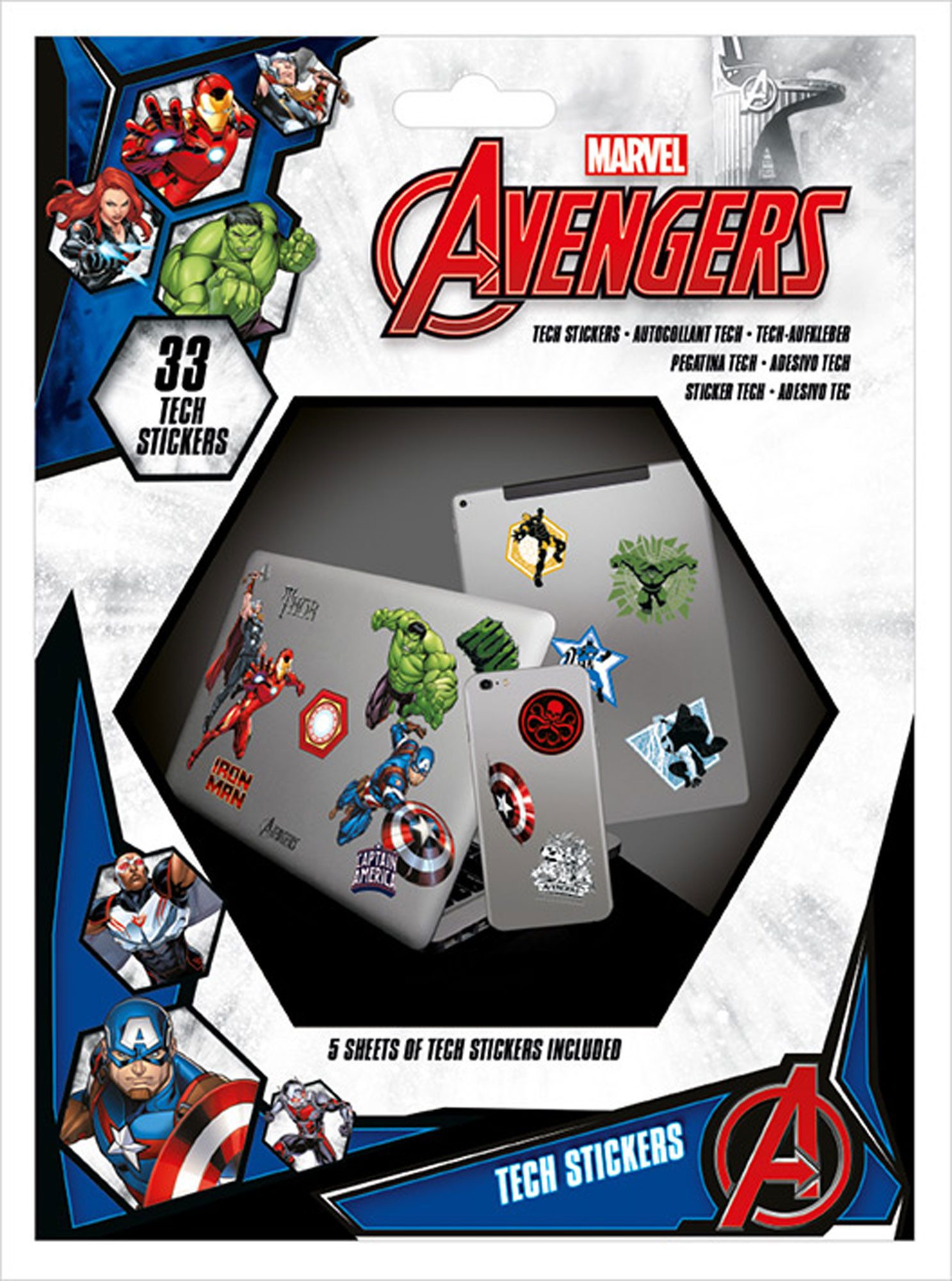 Sticker Marvel - Sticker-Sets - Avengers - Heroes